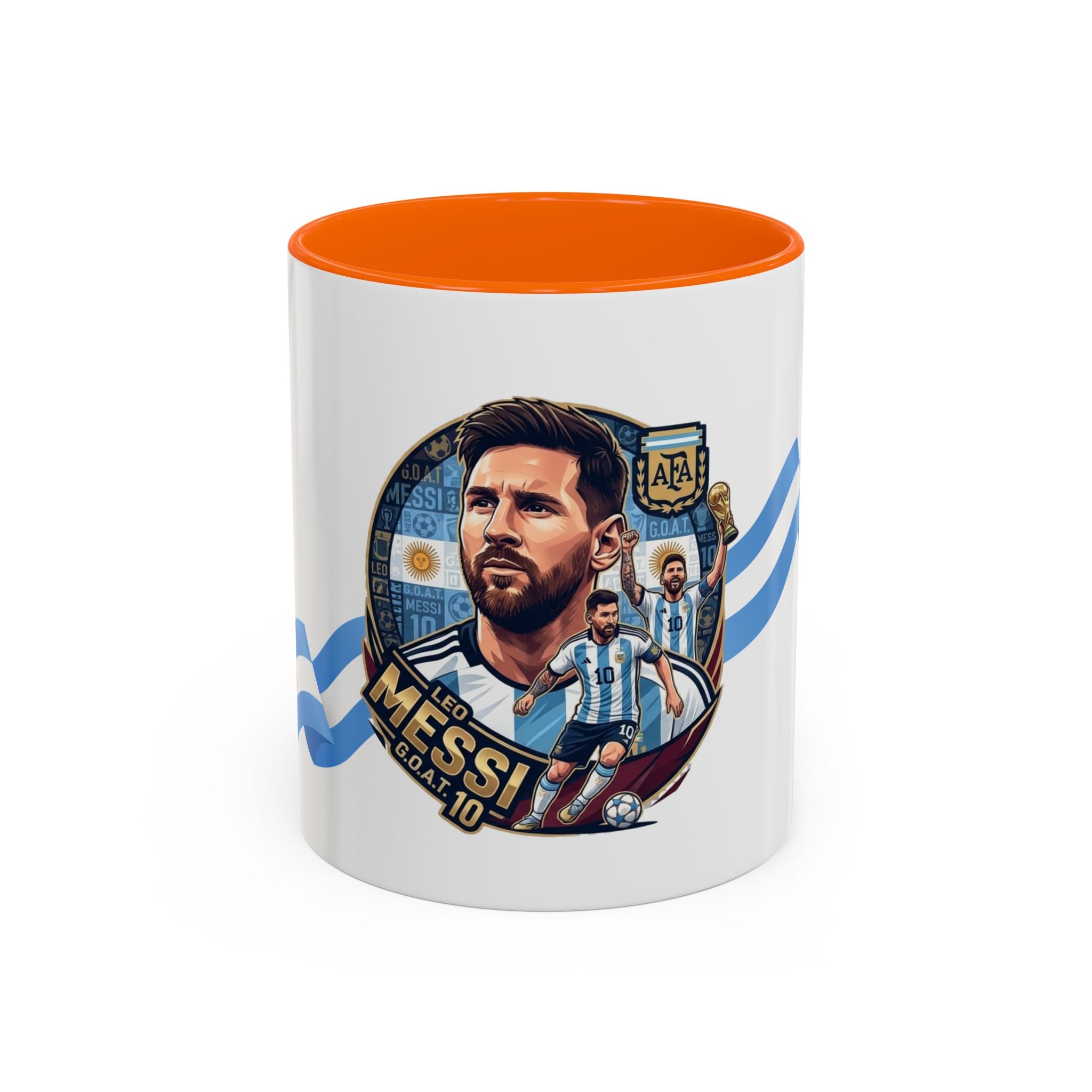 Argentina Soccer Player Coffee Mug – National Flag Accent