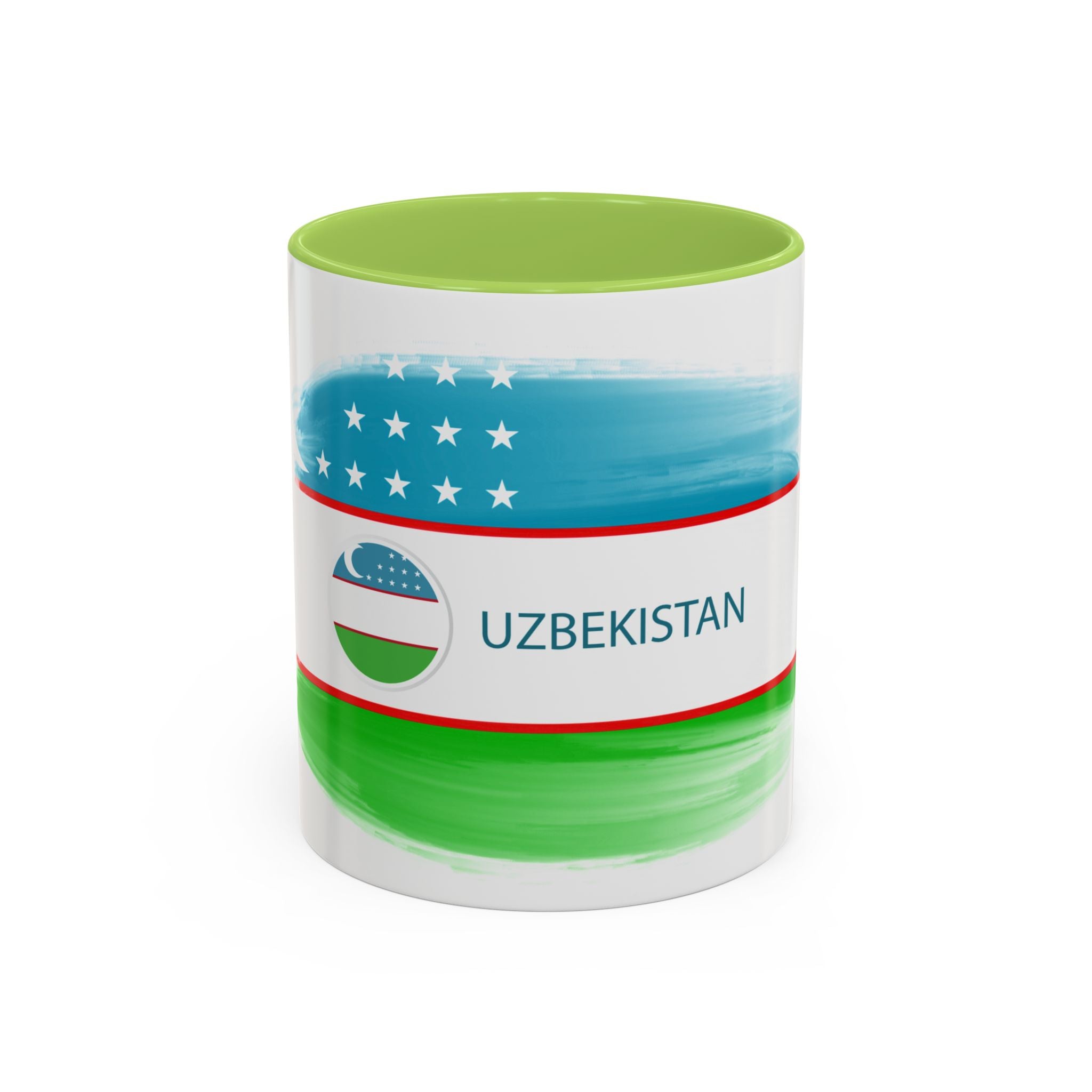 Uzbekistan Accent Coffee Mug (11, 15oz)
