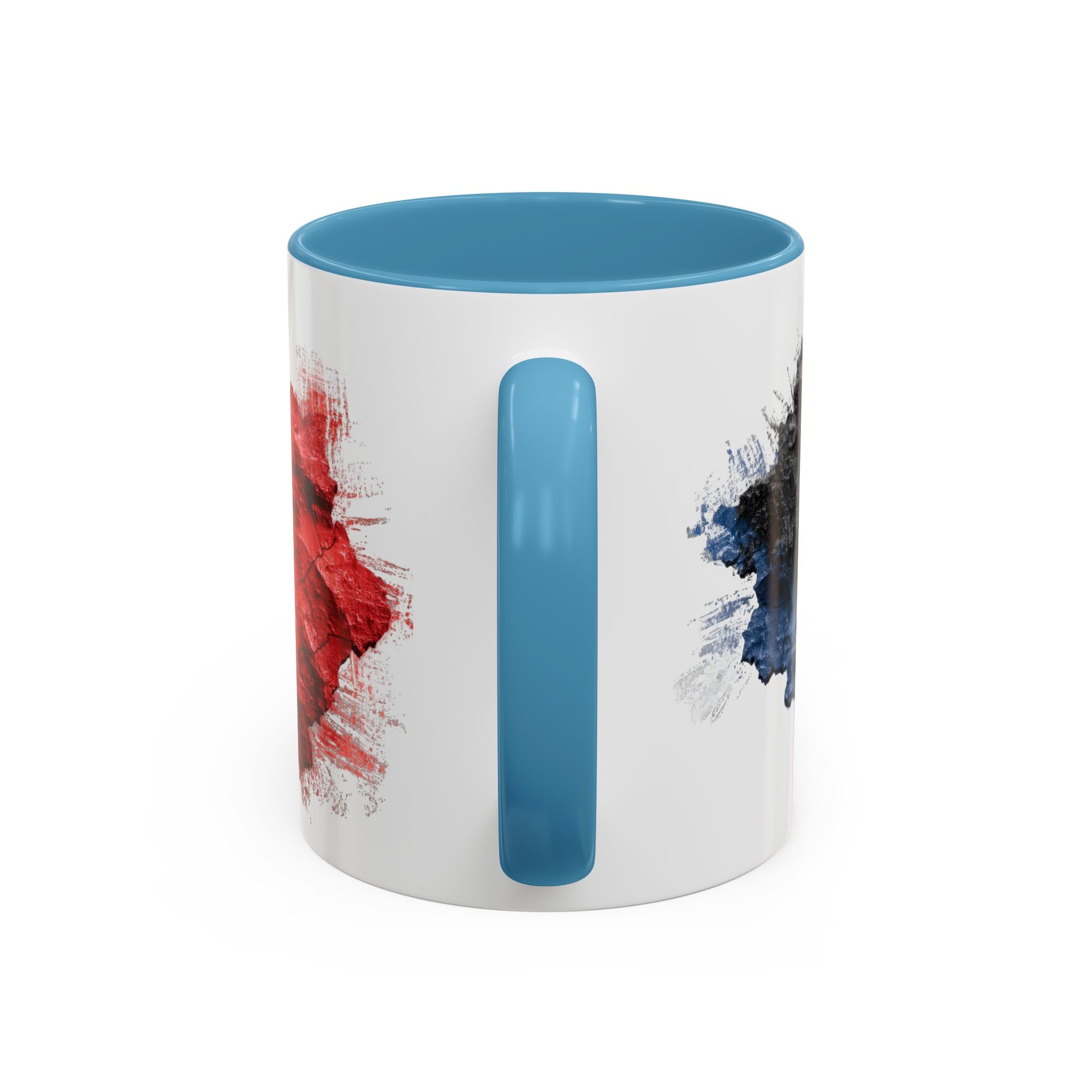 Belgium Flag Coffee Mug – Distressed Watercolor Accent Mug (11/15oz)