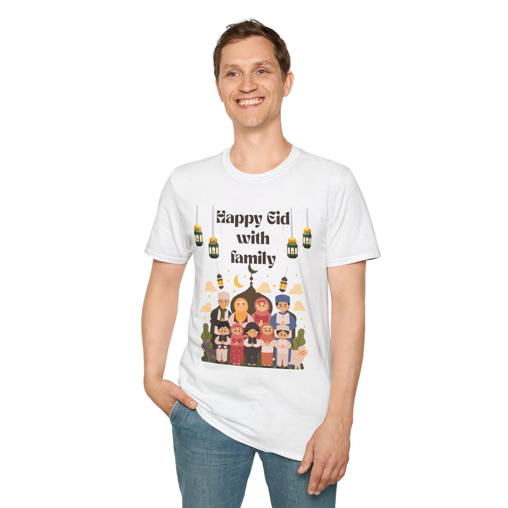 Eid with Family T-Shirt – Happy Eid Muslim Family Celebration Tee