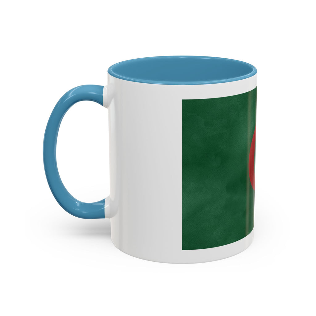 Algeria Flag Accent Coffee Mug (11/15oz) — Crescent & Star National Pride Tea Cup