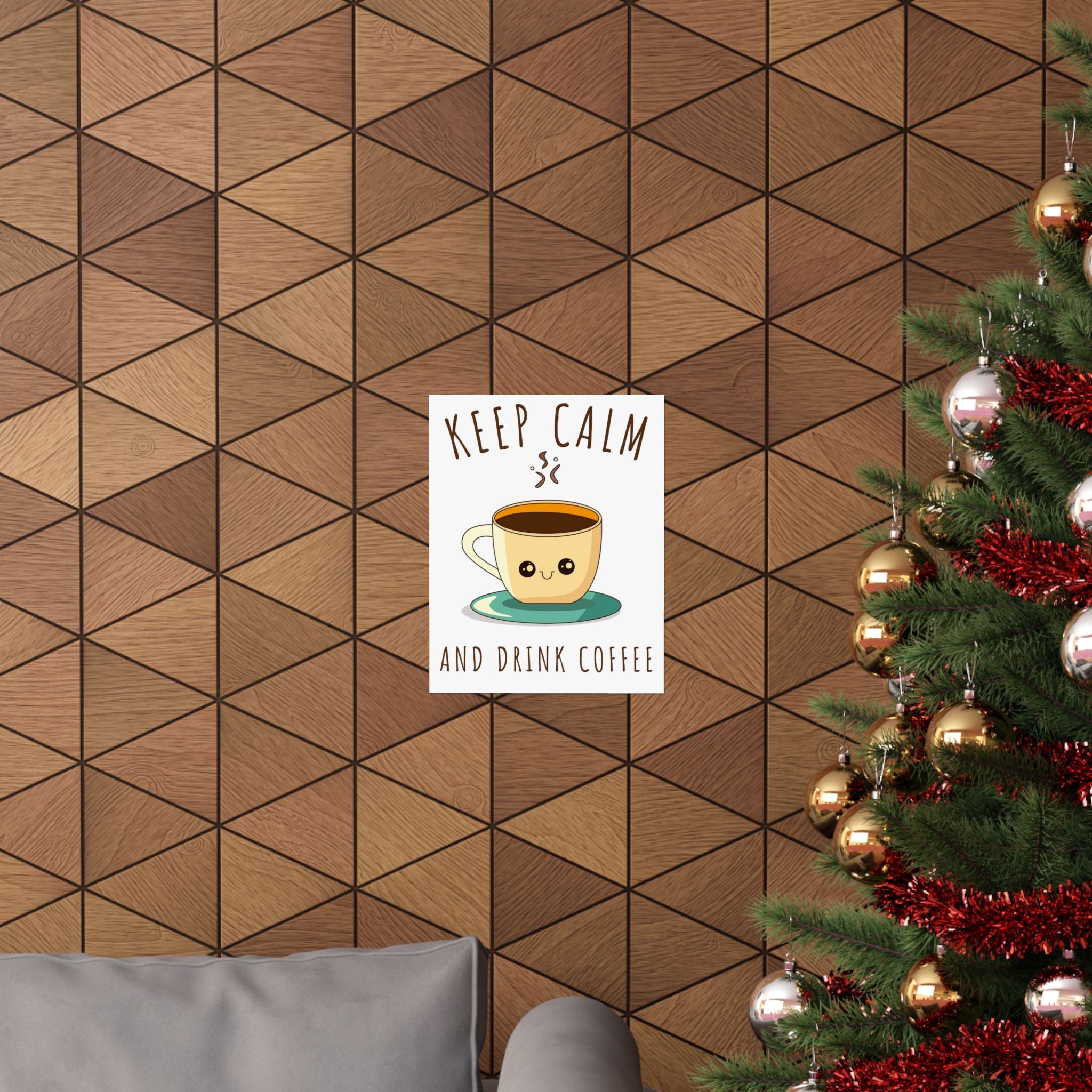 Keep calm & drink coffee Matte Vertical Posters