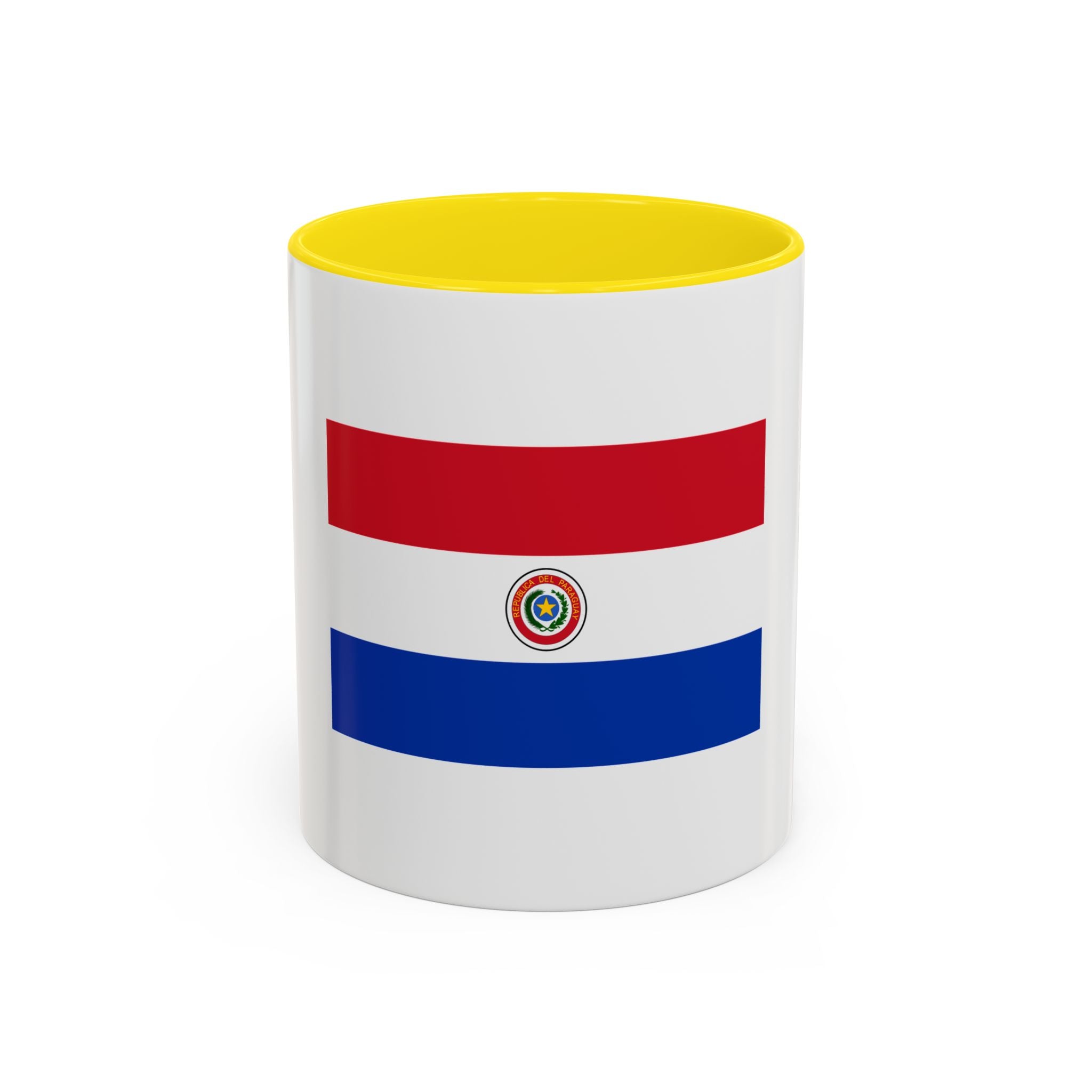 Paraguay Flag Accent Coffee Mug – Patriotic 11/15oz Ceramic Mug