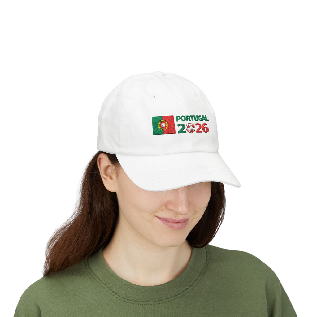 Portugal 2026 Dad Cap – Embroidered Soccer Cup Hat