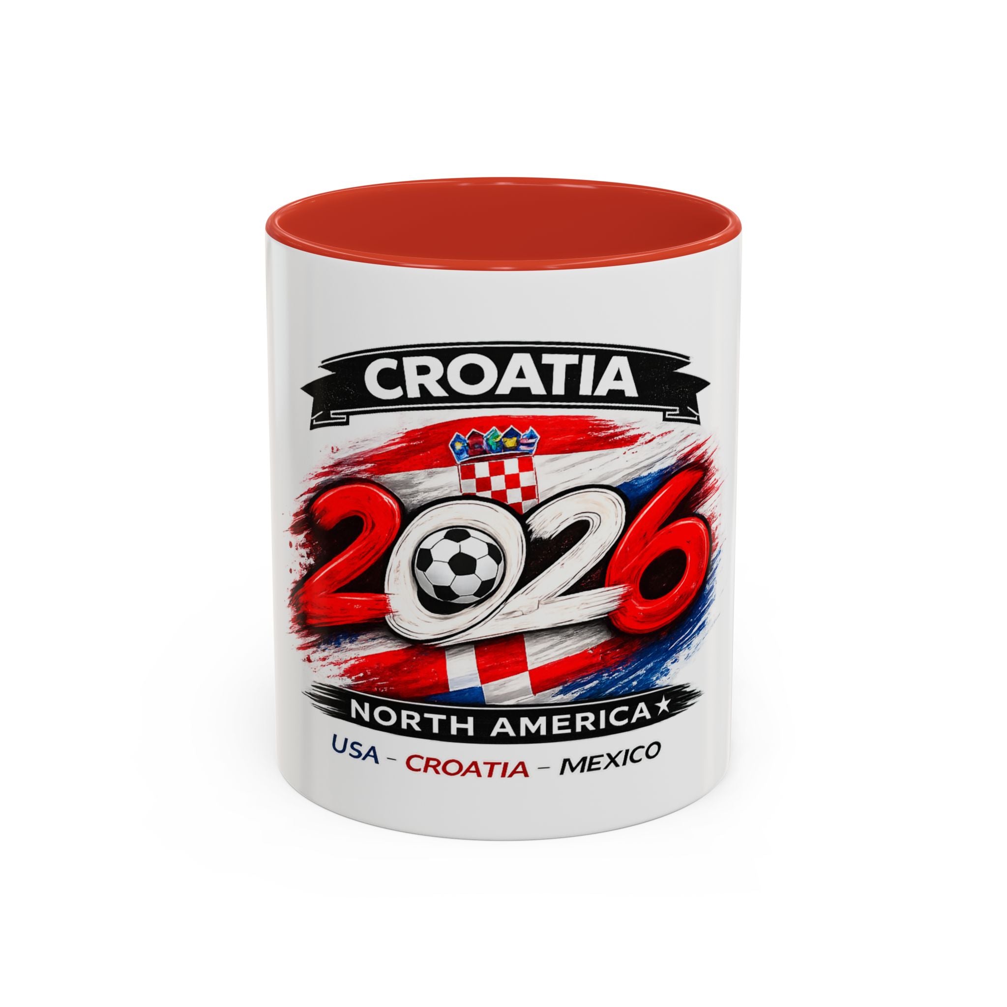 Croatia 2026 Soccer Mug — North America Cup Supporter Coffee Cup