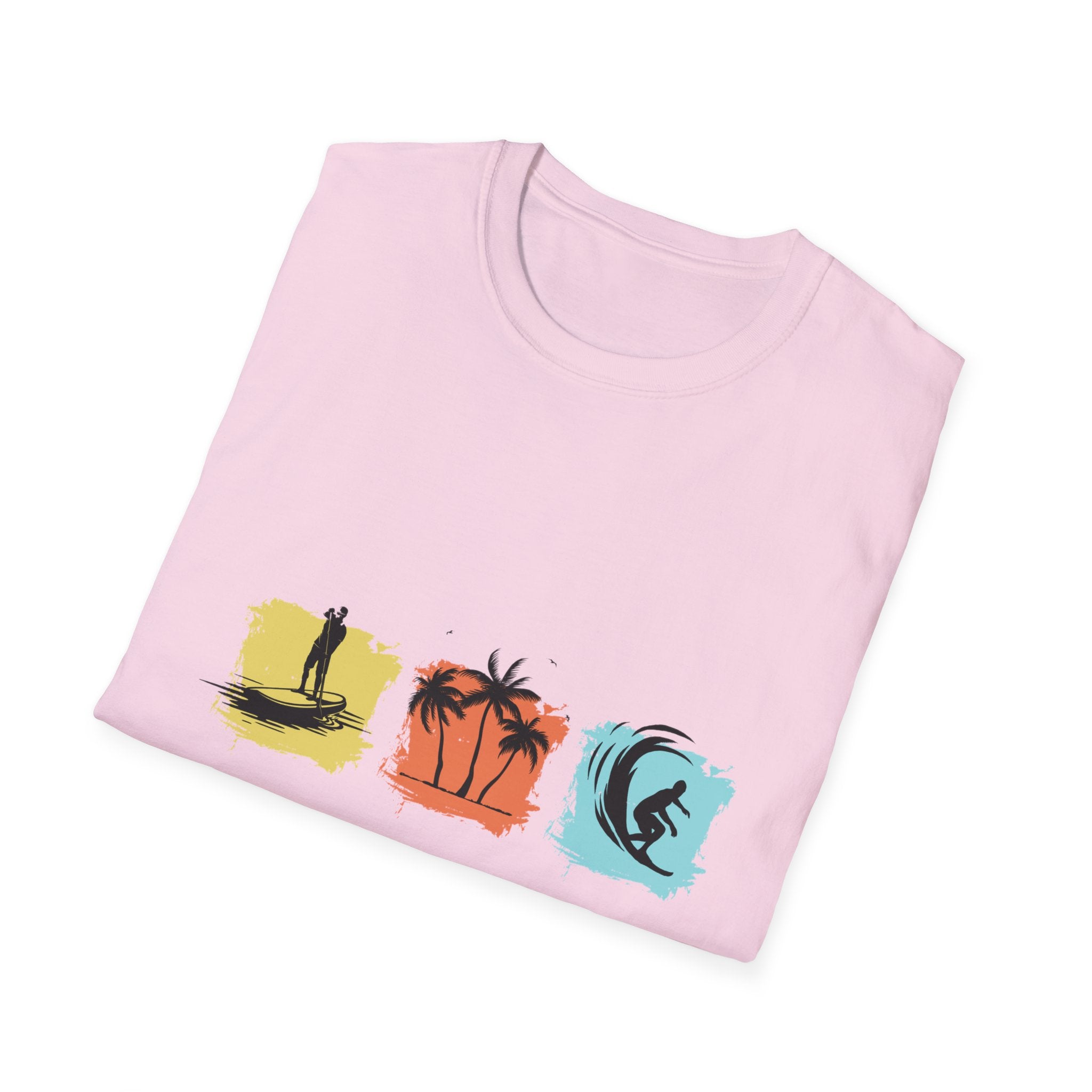 Vacation Vibes T-Shirt — Beach Surf Palm Tree Graphic Tee
