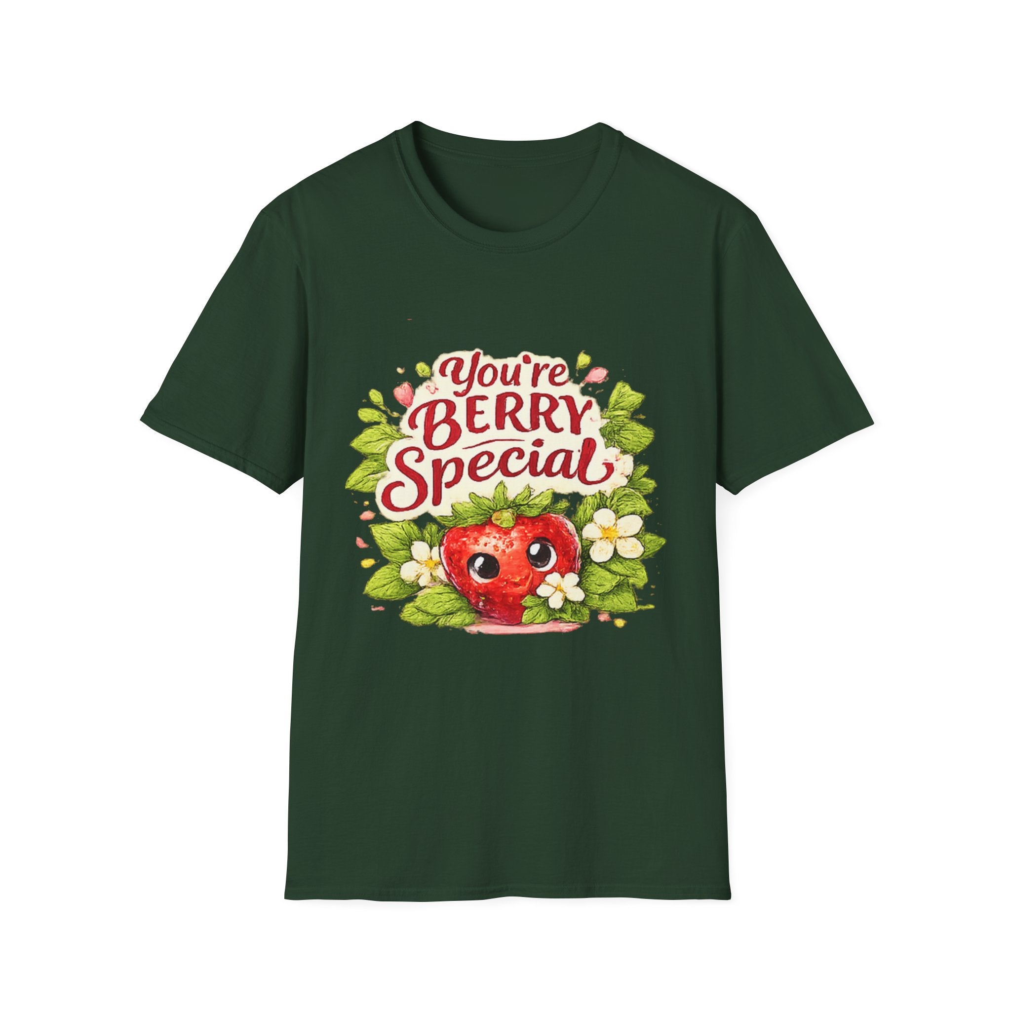 T-Shirt — "You're Berry Special" Cute Strawberry Graphic Tee
