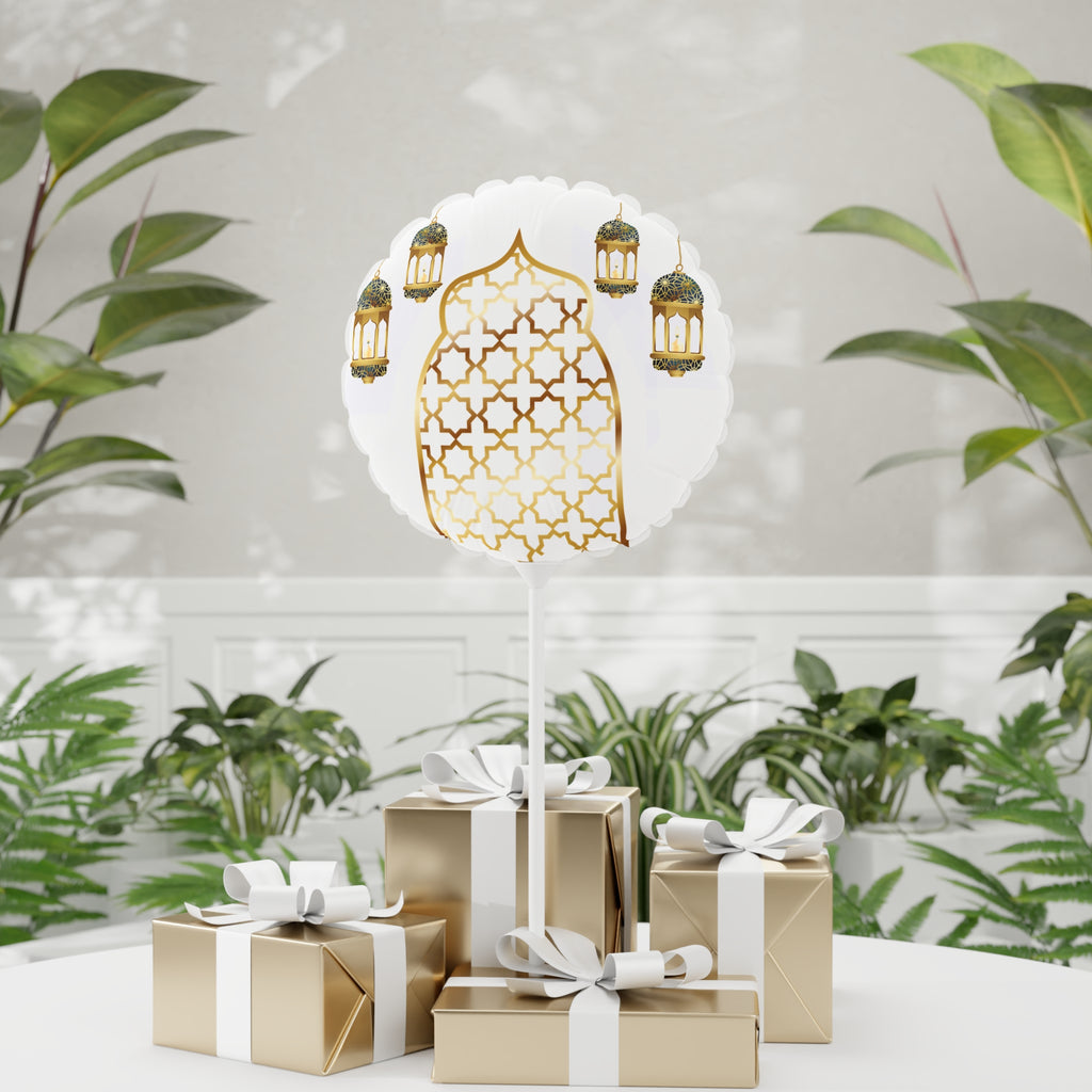 Eid Lantern Pattern 11" Foil Balloon