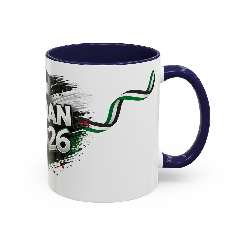 Jordan 2026 Soccer Accent Coffee Mug – Jordan Flag Football Fan Gift (11/15oz)