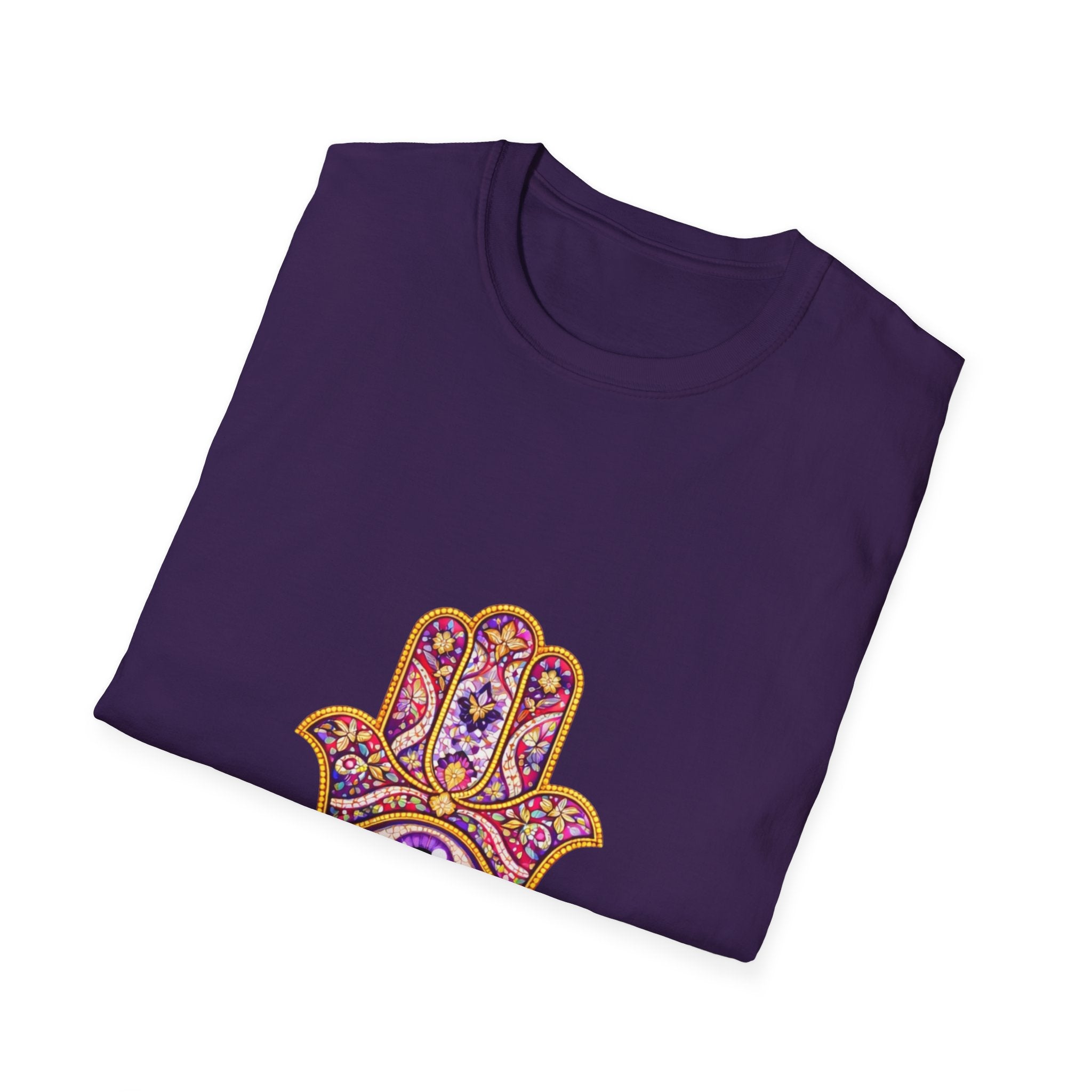 Hamsa Hand T-Shirt — Boho Spiritual Evil Eye Graphic Tee