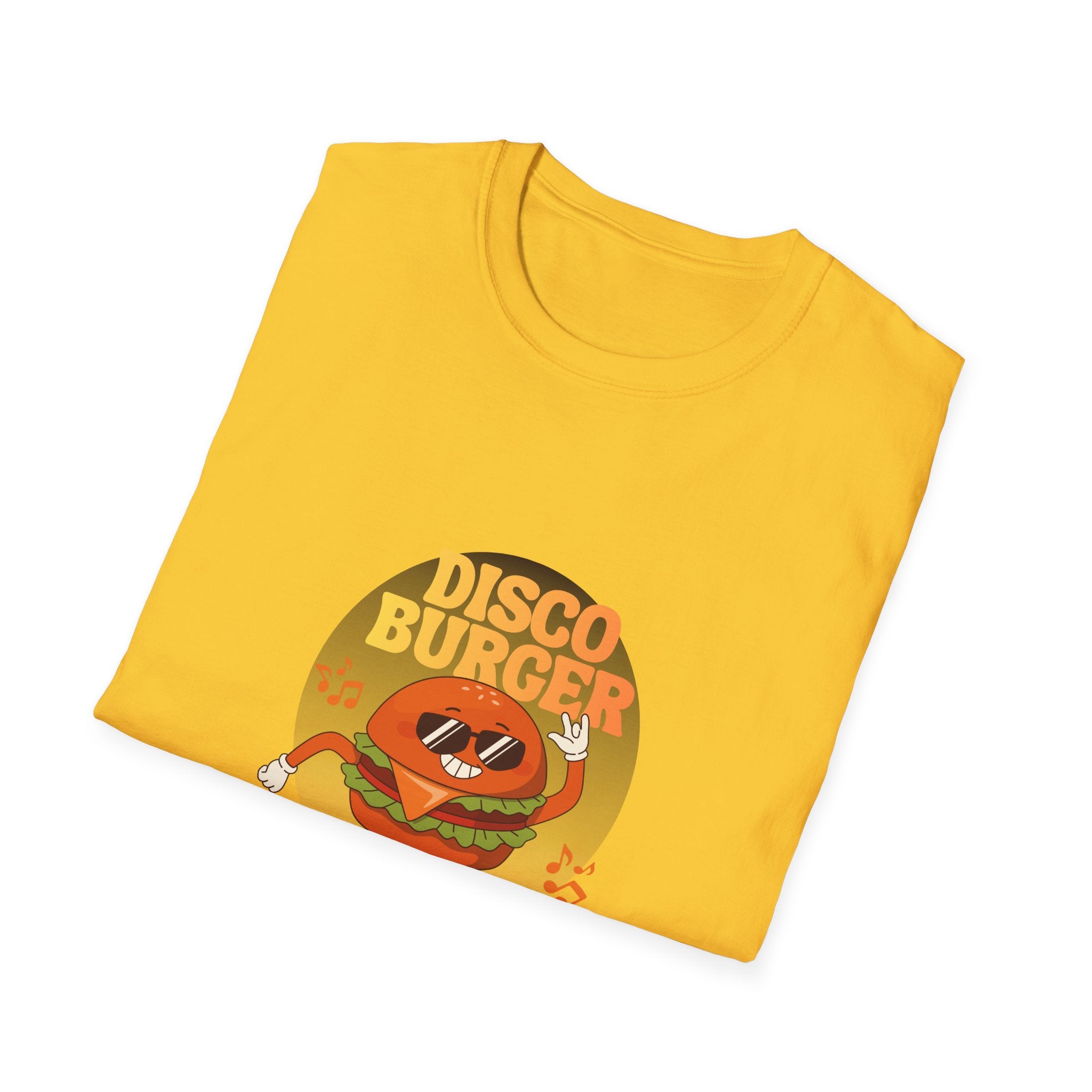 Disco Burger T-Shirt — Retro Dancing Burger Graphic Tee