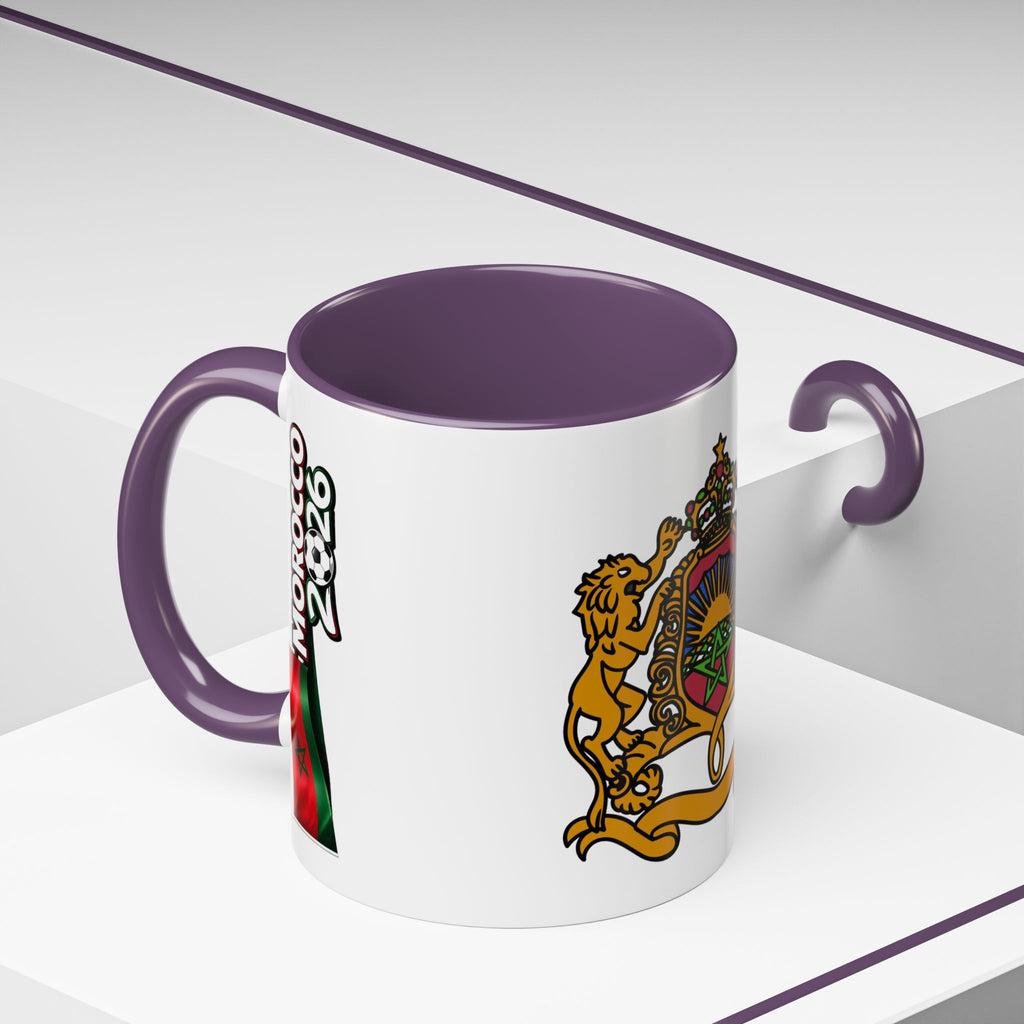 Morocco Coat of Arms Accent Coffee Mug – Moroccan Flag 11/15oz