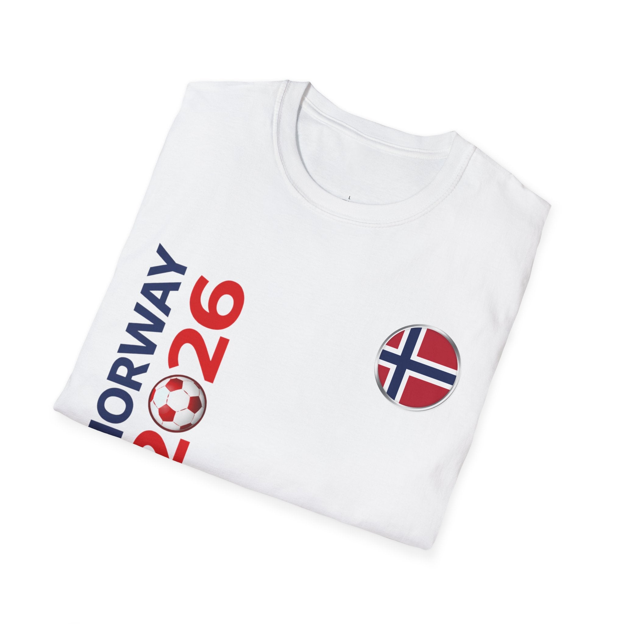 Norway 2026 Soccer Flag T-Shirt