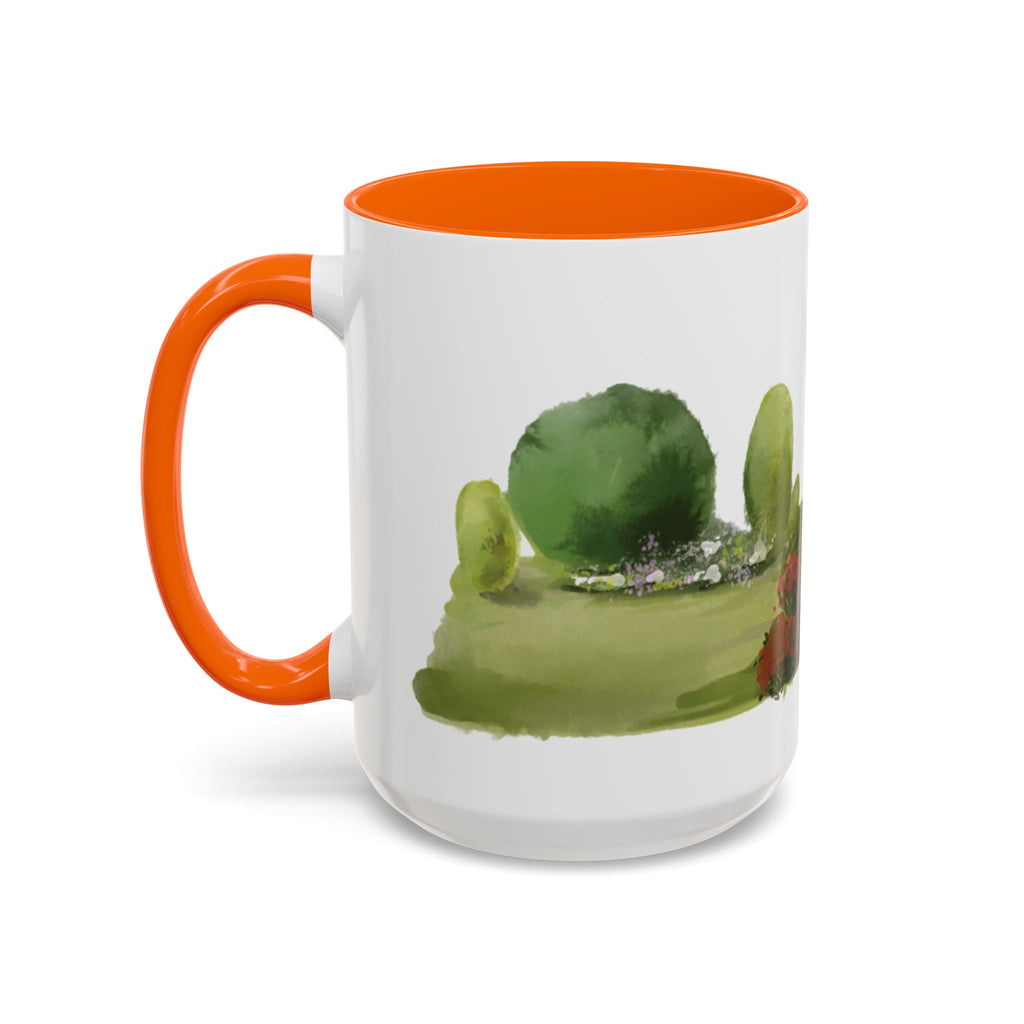 Cozy Hookah Garden Illustration Mug