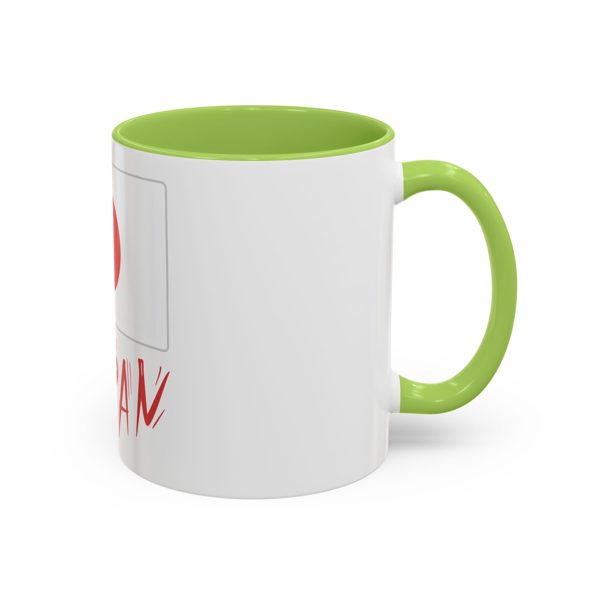 Japan Flag Accent Coffee Mug – Red Rising Sun Design (11/15oz)