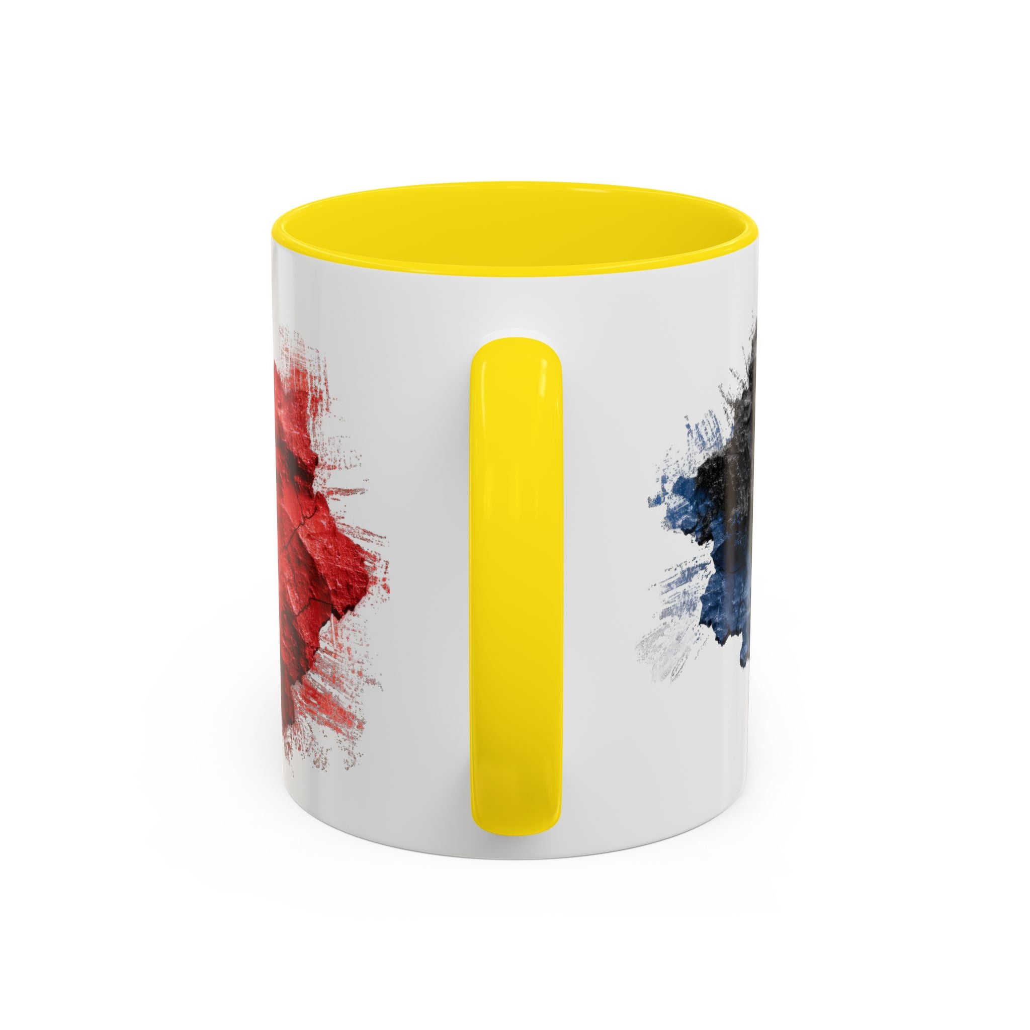 Belgium Flag Coffee Mug – Distressed Watercolor Accent Mug (11/15oz)