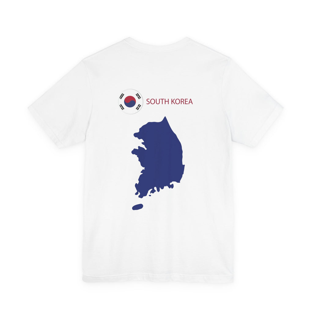 USouth Korea nisex Jersey Short Sleeve Tee
