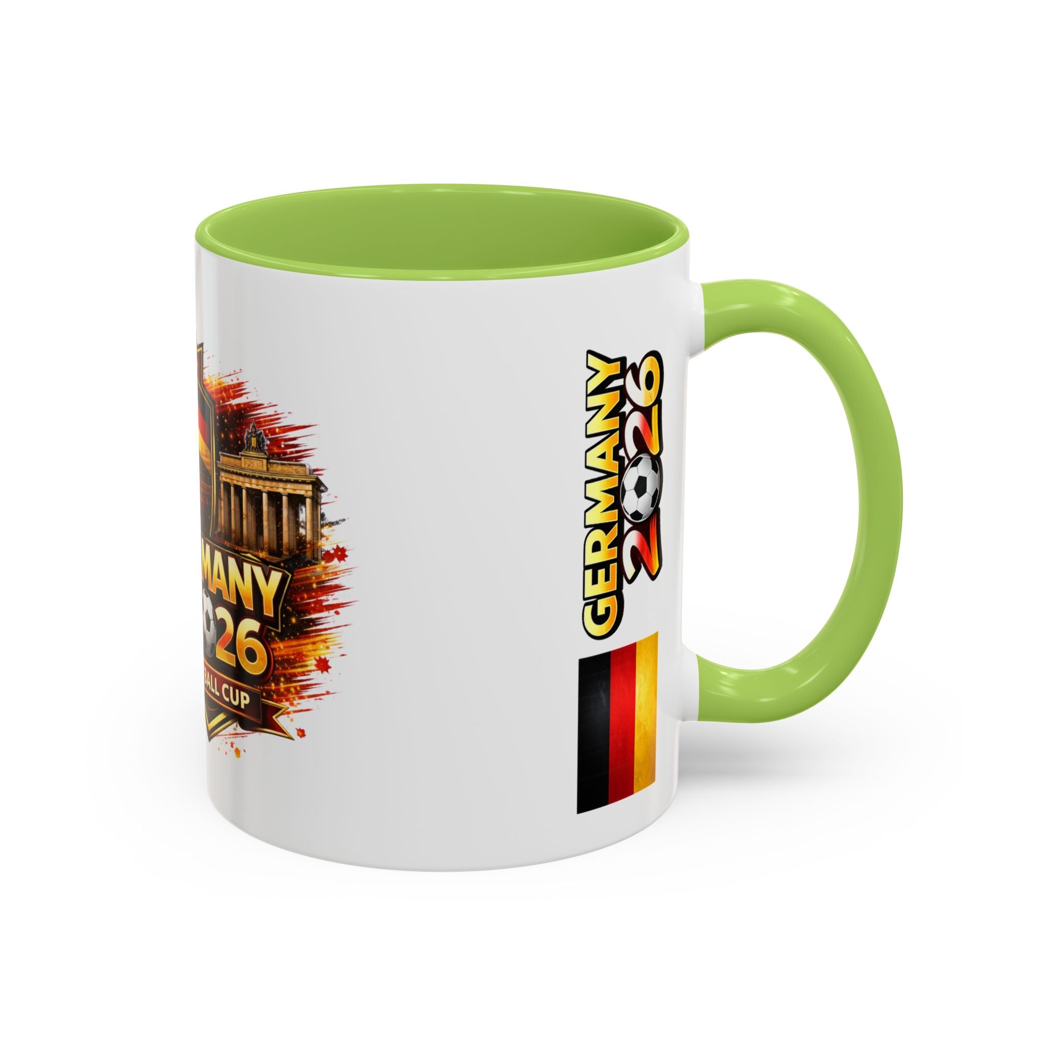 Germany 2026 Football Cup Coffee Mug – Soccer Fan Germany 2026 Accent Mug