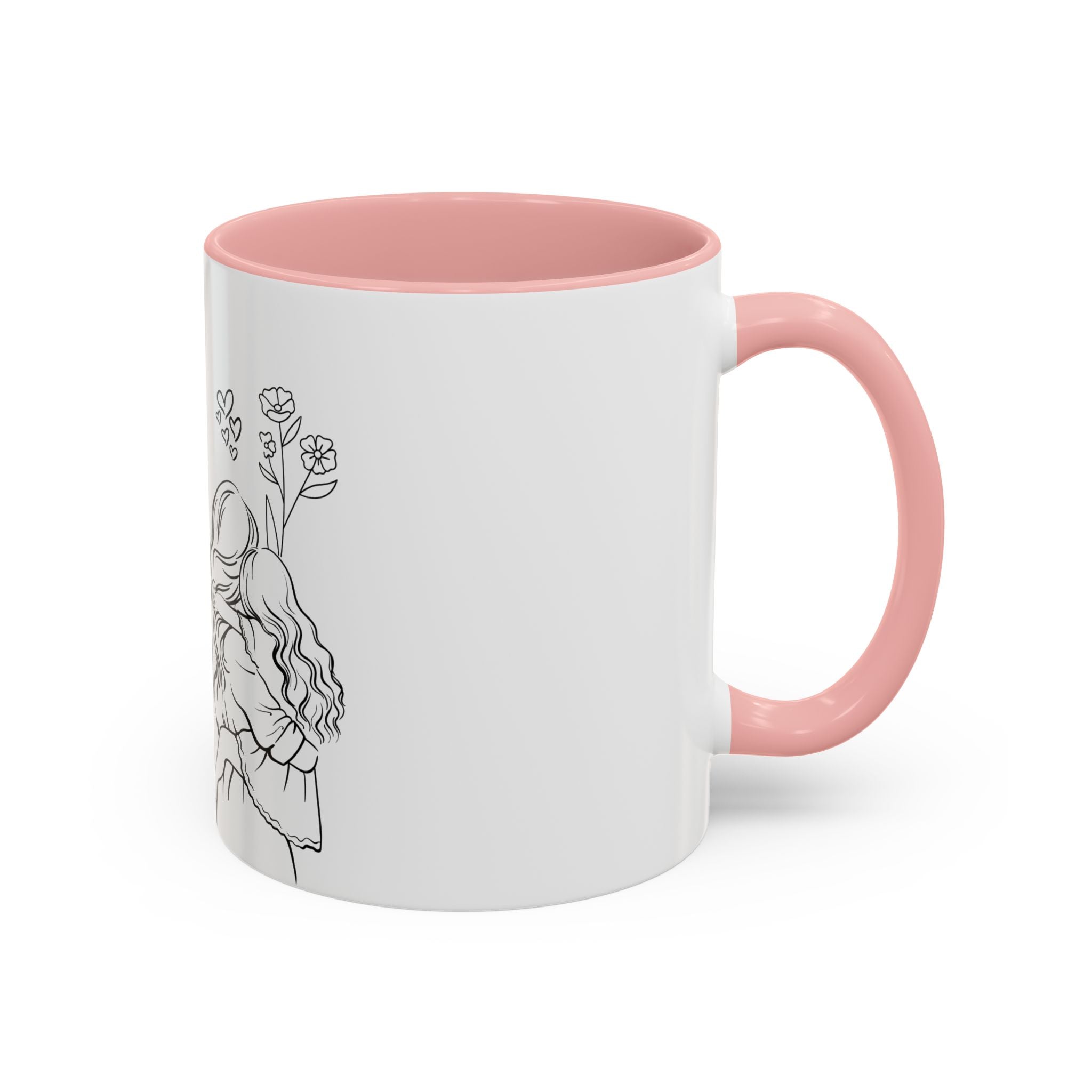 I love you mom Accent Coffee Mug (11, 15oz)