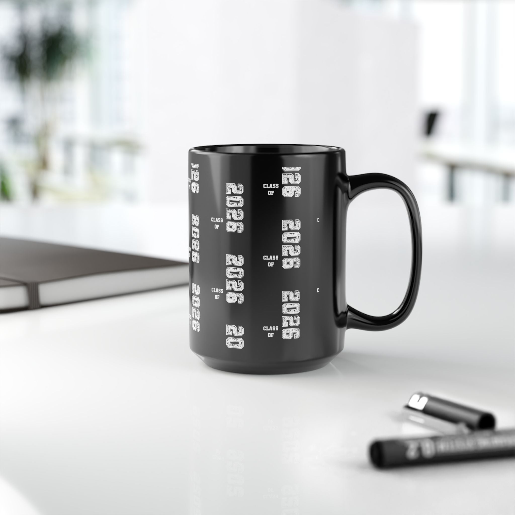 Class of 2026 Black Graduation Mug – 11oz & 15oz Ceramic
