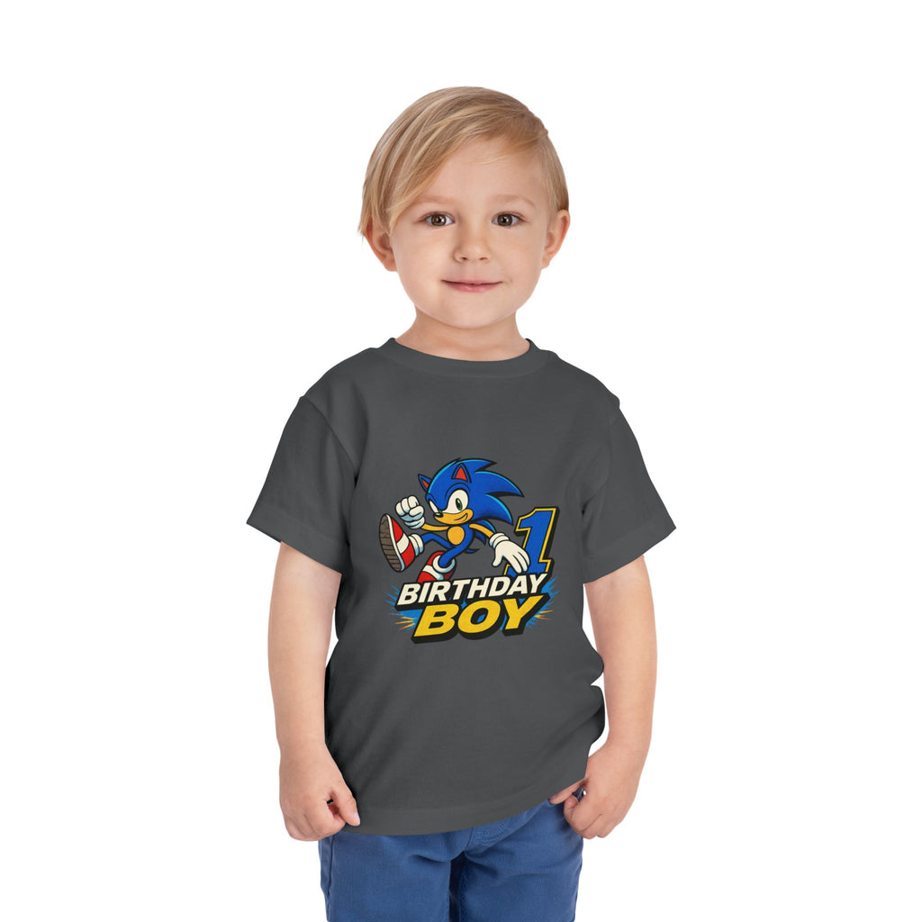 Sonic '1 Birthday Boy' Toddler Tee