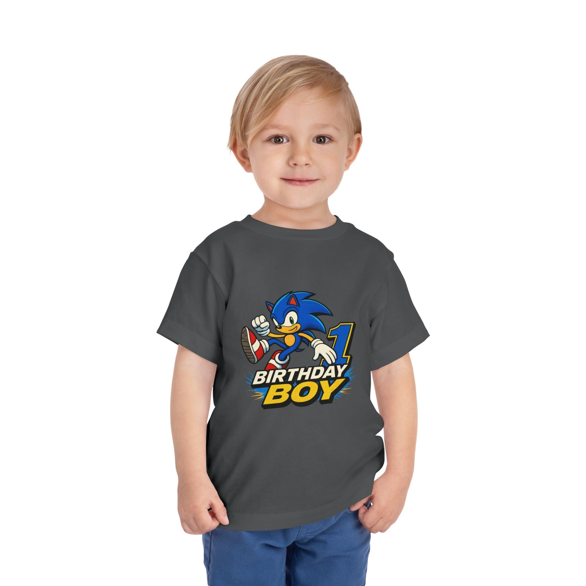 Sonic '1 Birthday Boy' Toddler Tee
