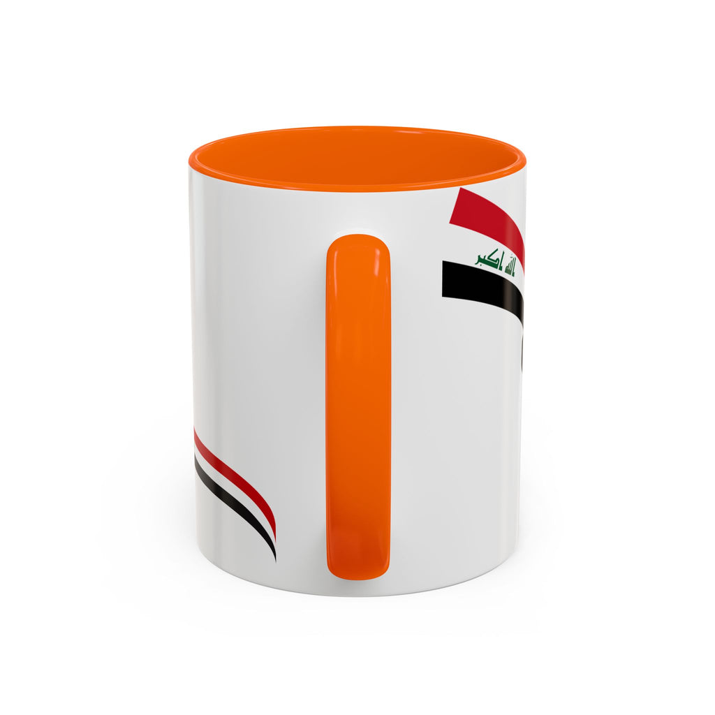 Iraq 2026 Football Cup Accent Coffee Mug – National Team Soccer Fan Gift