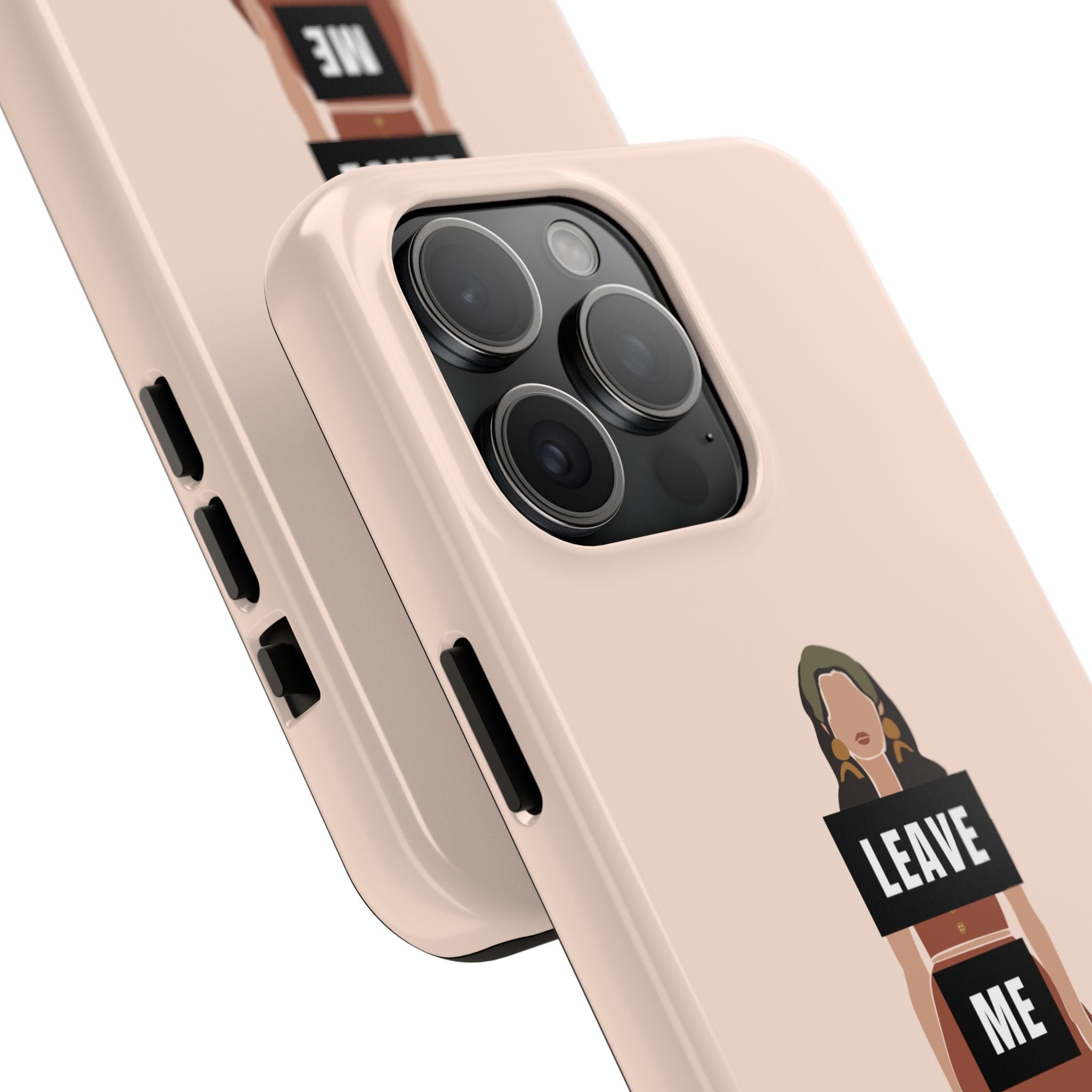 Leave Me Alone Phone Case — Tough Protective iPhone Case with Bold Statement Design