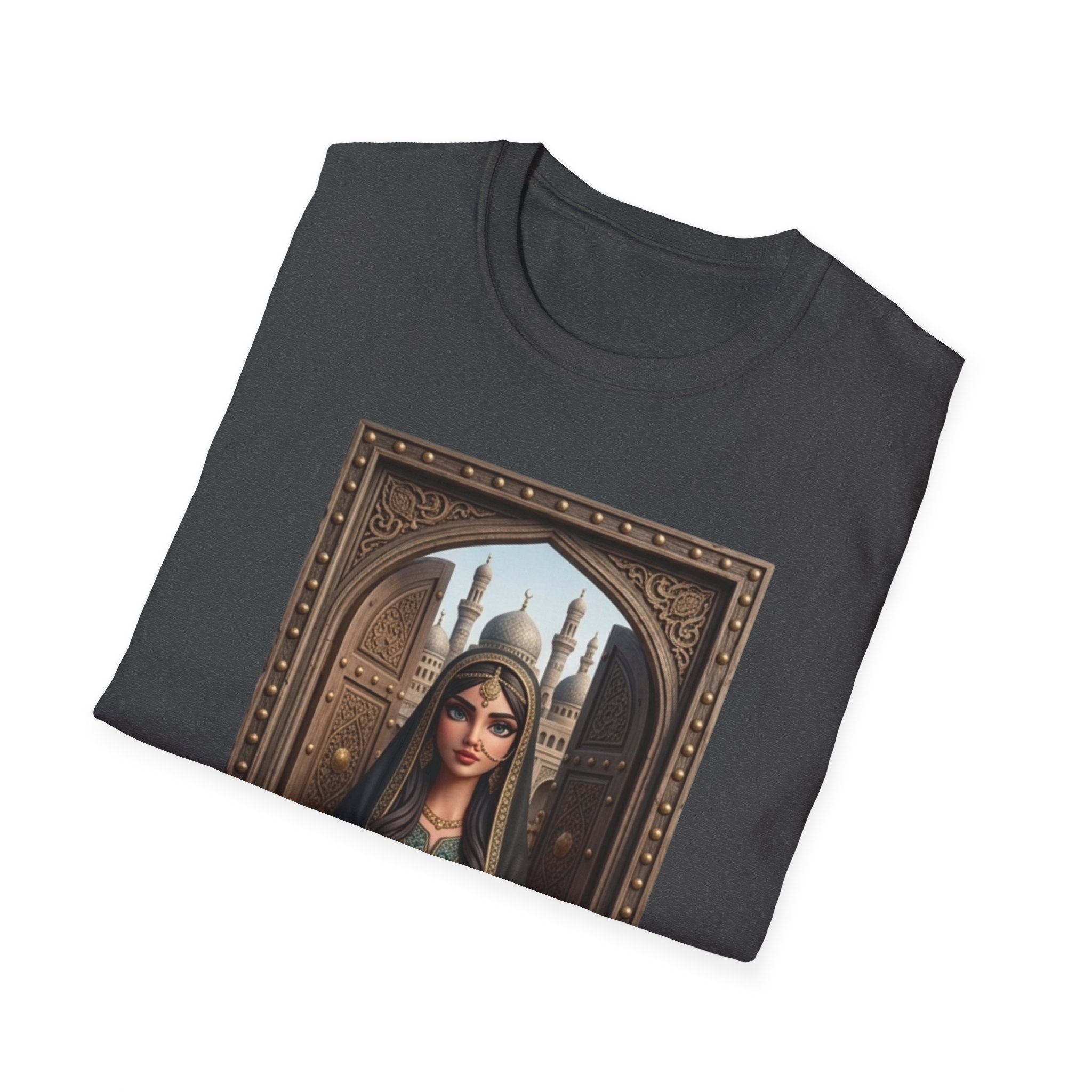 Arabian Princess Portrait T-Shirt — Arabic Calligraphy Design