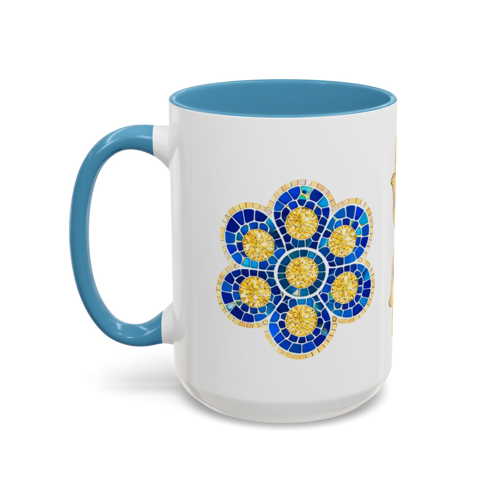 Evil Eye Hamsa Accent Coffee Mug