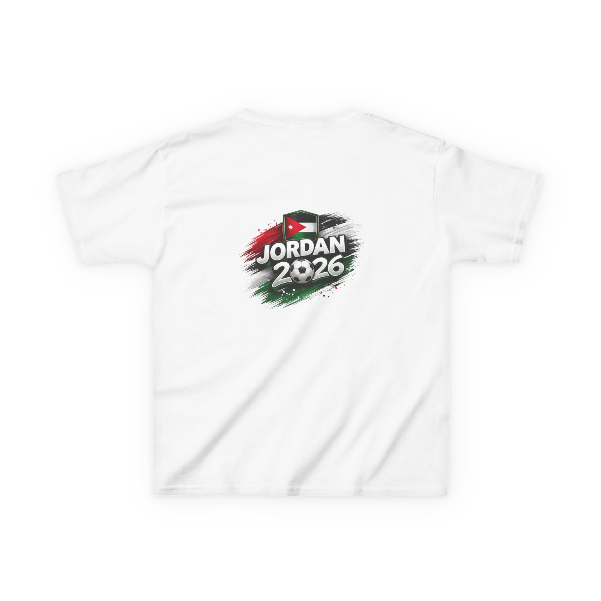 Jordan Flag Kids T-Shirt — Jordan 2026 Soccer Fan Tee