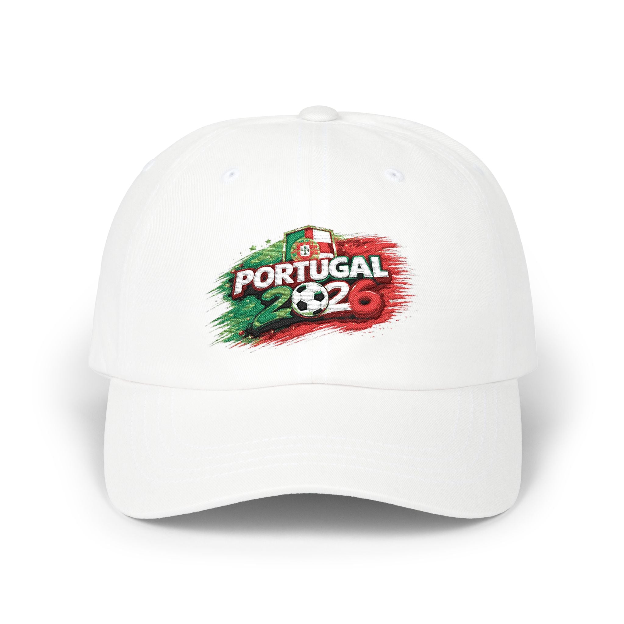 Portugal Brushstroke Dad Cap — Vintage Flag Baseball Hat