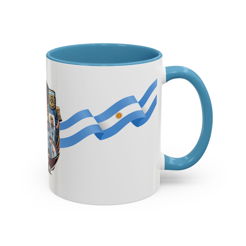 Argentina Soccer Player Coffee Mug – National Flag Accent