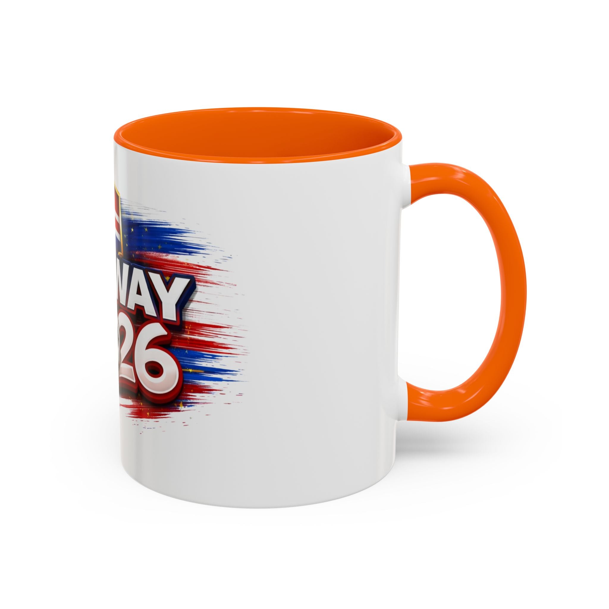 Norway 2026 Soccer Fan Accent Coffee Mug — Cup Supporter Gift