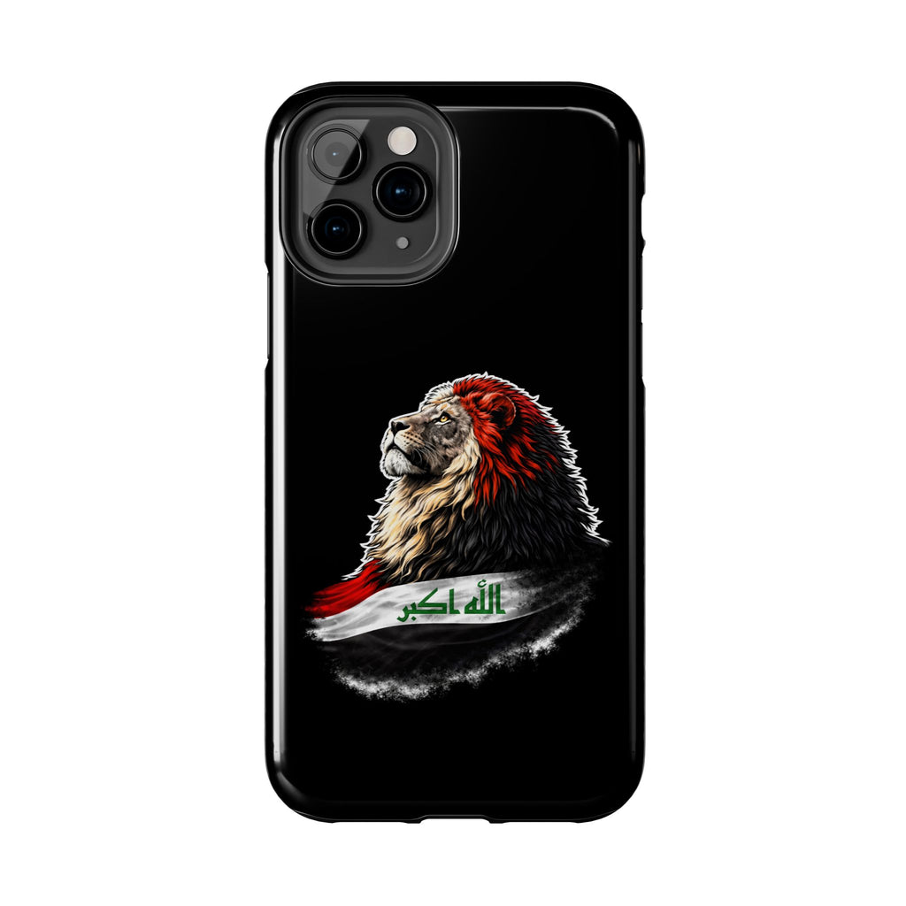 Iraq Lion Tough Phone Case — Protective iPhone Case with Iraqi Flag Design