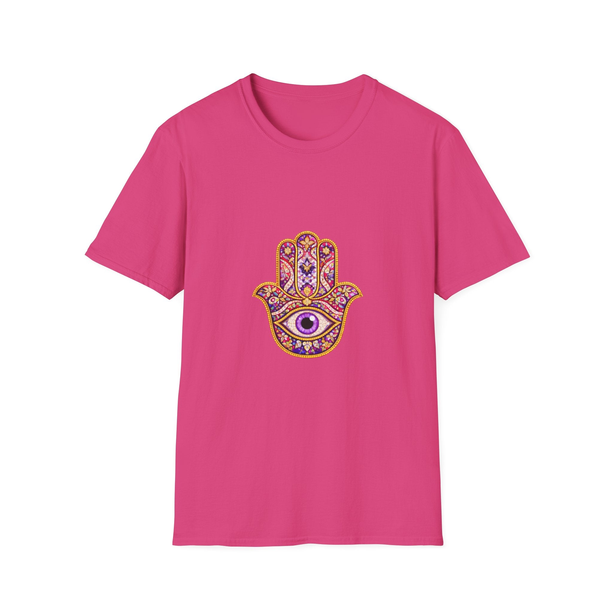Hamsa Hand T-Shirt — Boho Spiritual Evil Eye Graphic Tee