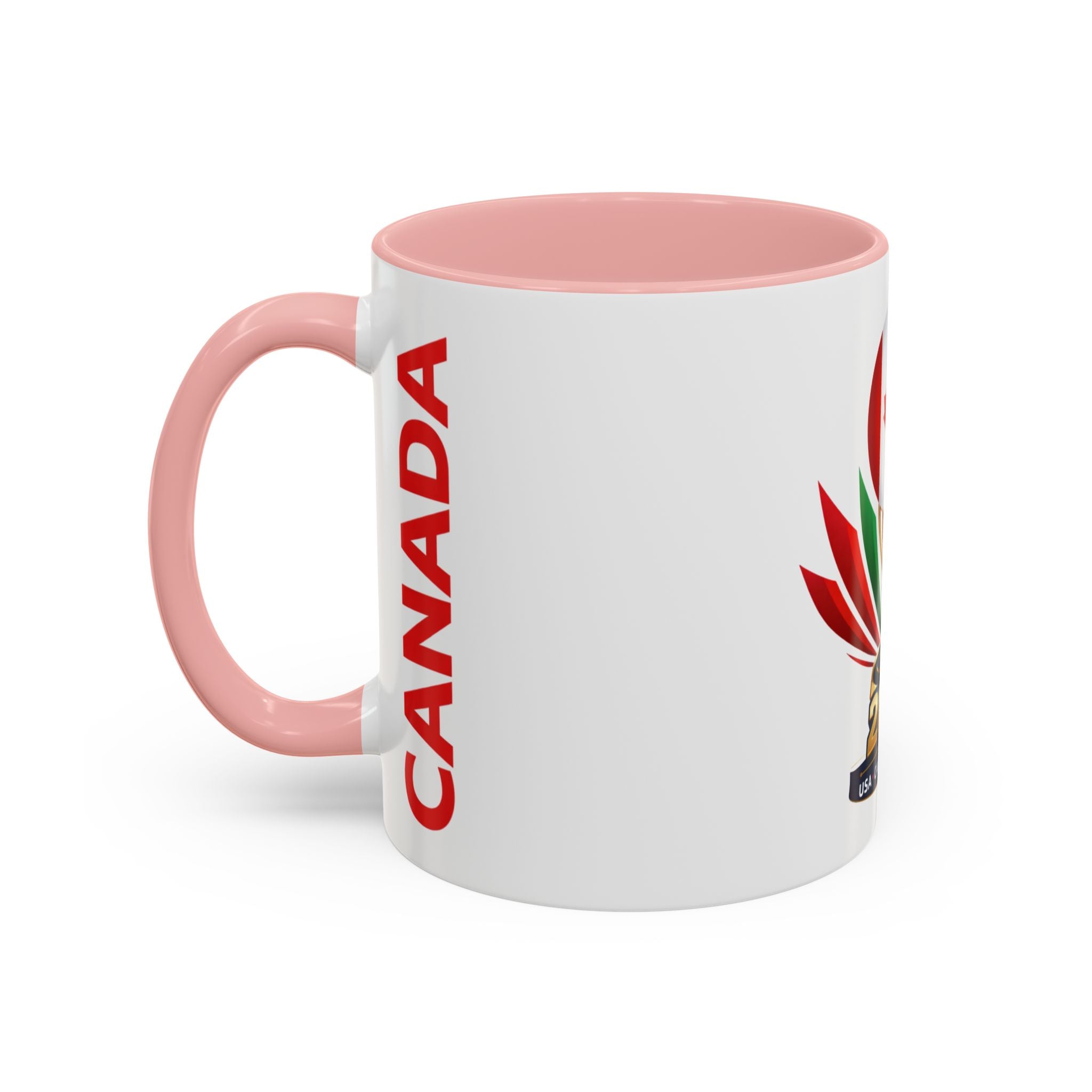 Canada 2026 Soccer Trophy Accent Coffee Mug — USA Canada Mexico Tournament Souvenir (11/15oz)