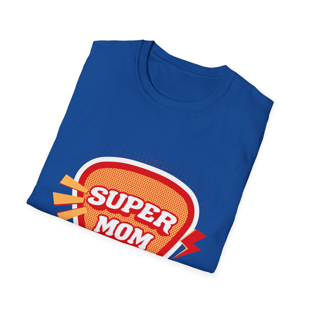 Super Mom T-Shirt — Retro Comic Boom Wow Mother's Day Tee