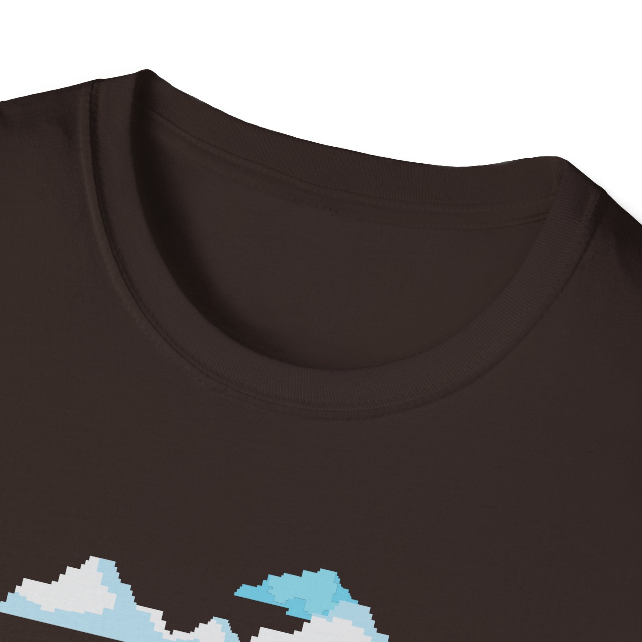 Game Over Pixel Clouds T-Shirt — Retro Gamer Tee with Hearts