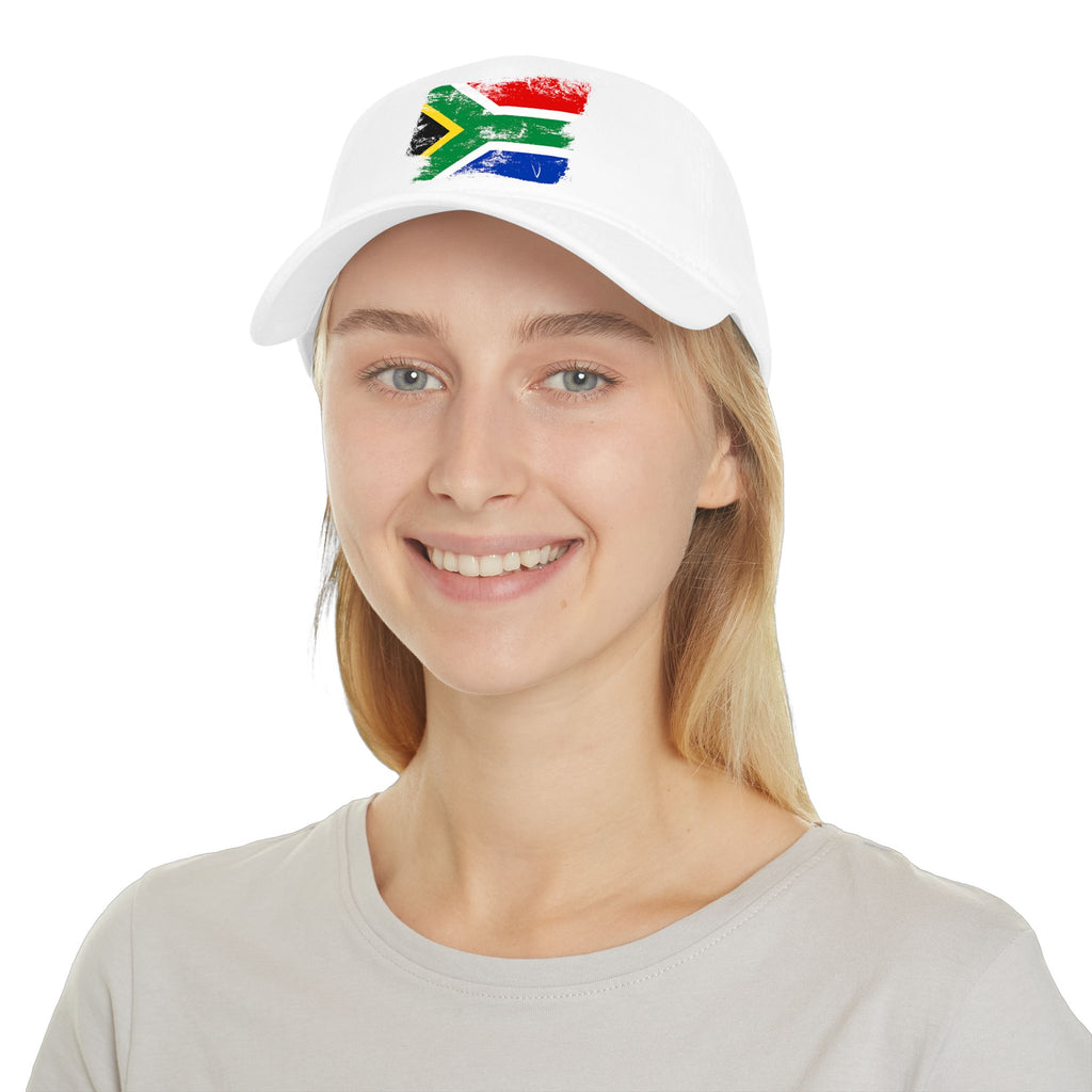 South Africa Flag Baseball Cap — Distressed Vintage Look
