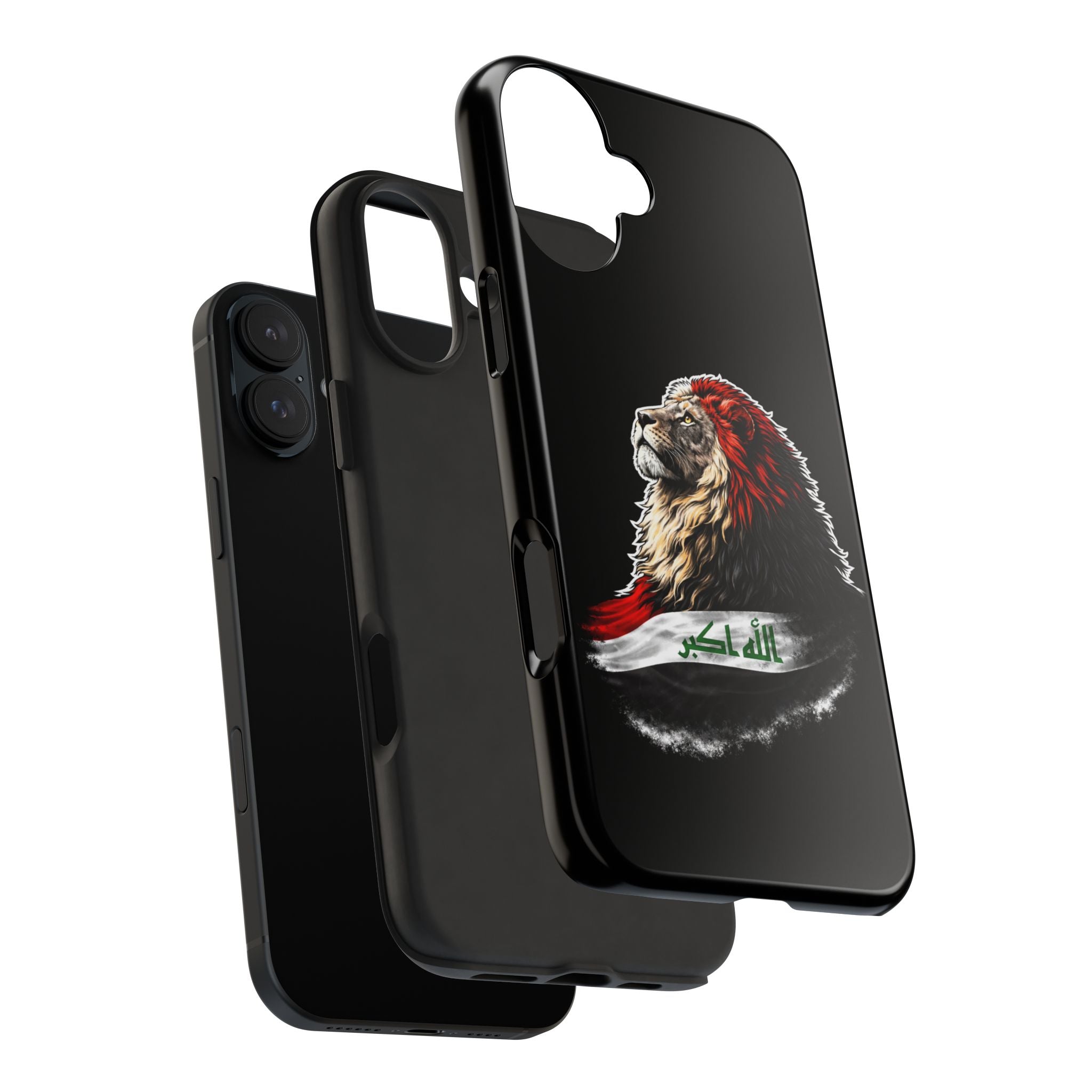 Iraq Lion Tough Phone Case — Protective iPhone Case with Iraqi Flag Design