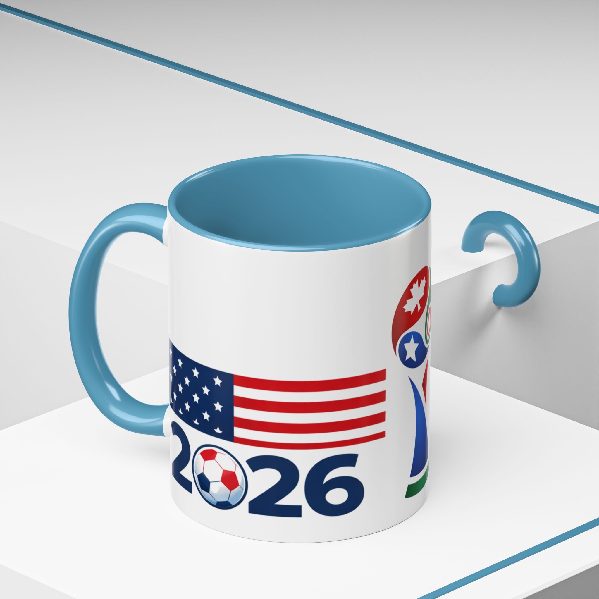 2026 cup USA+Canada Soccer Coffee Mug — 11/15oz Accent