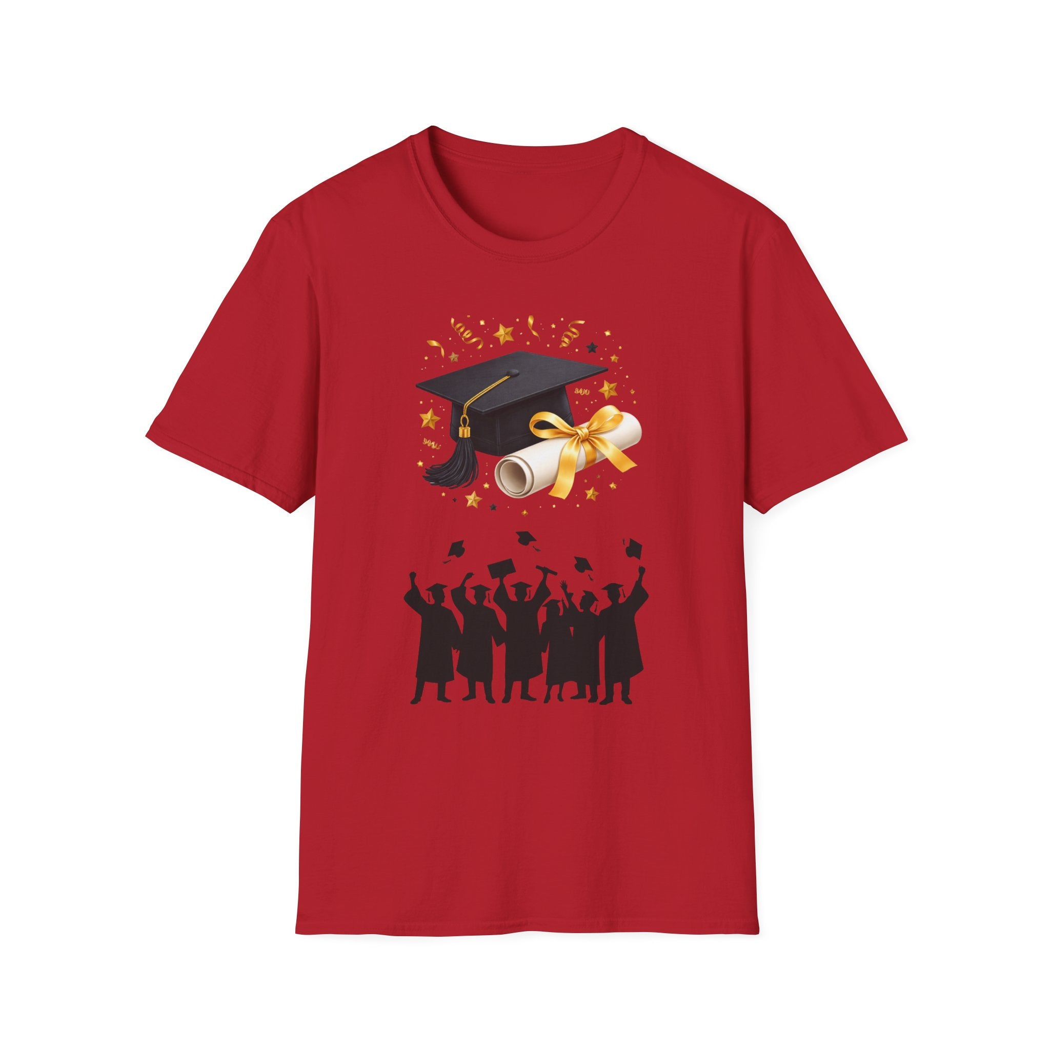 Graduation Cap & Diploma T-Shirt — Class of Celebration Tee