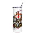 England Soccer 20oz Stainless Steel Tumbler — 'England 2026' Football Travel Cup