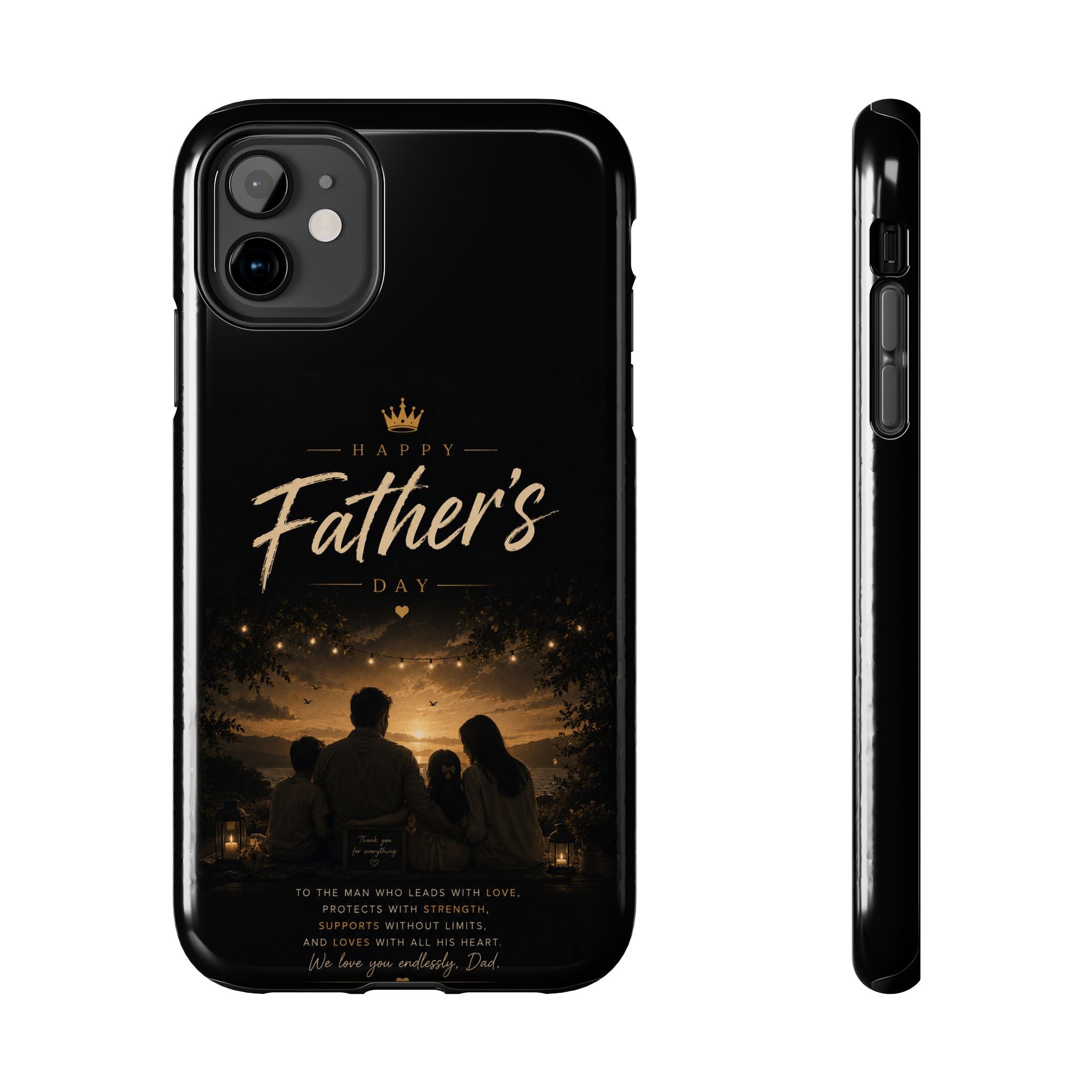 Father’s Day Tough Phone Case — Personalized Sentimental Nightscape Design