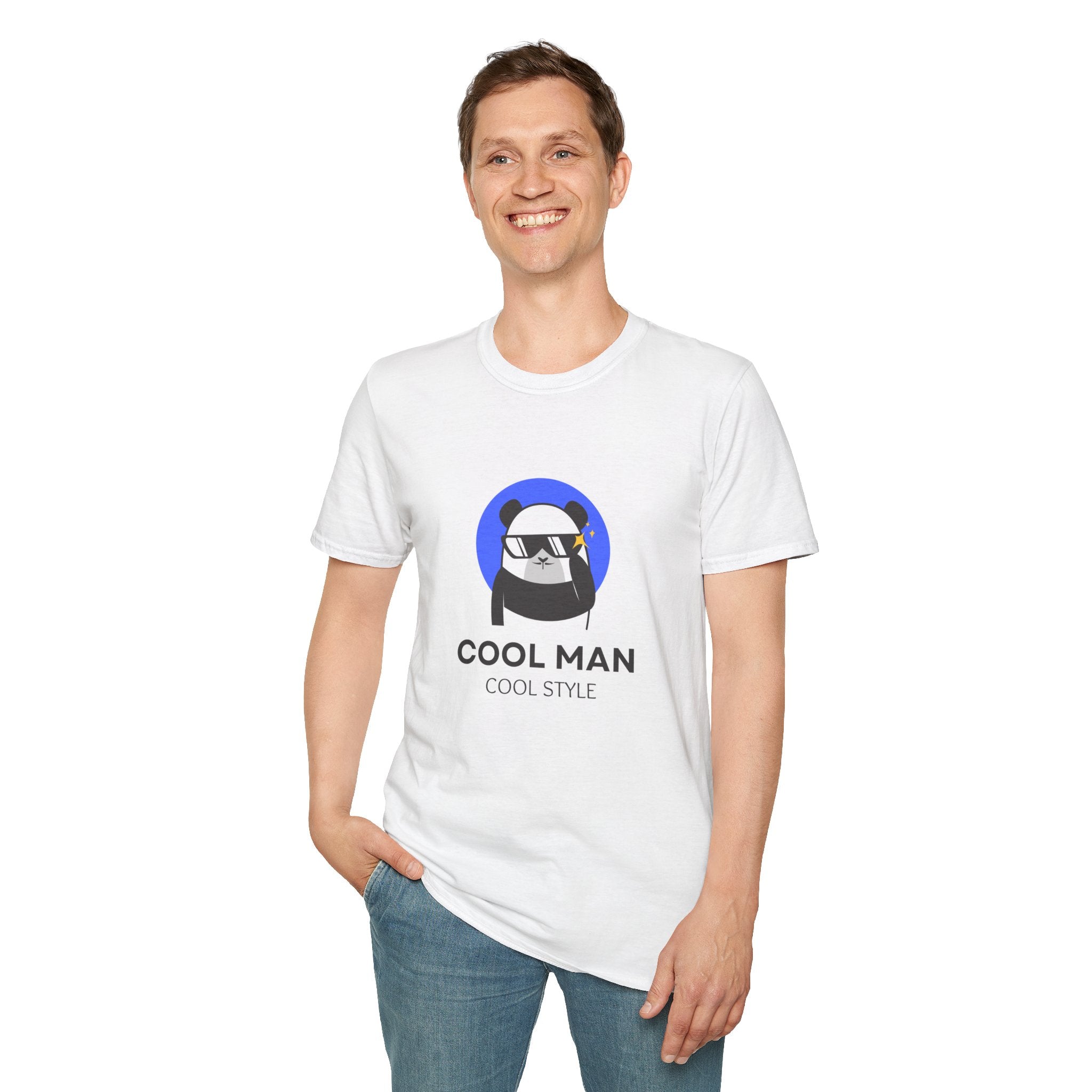 Cool Man Panda T-Shirt — 'Cool Style' Graphic Tee