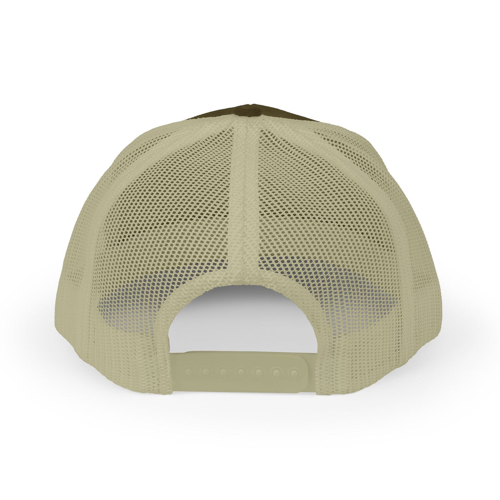 Embroidered Colorful Trophy Trucker Cap - Snapback Mesh Hat