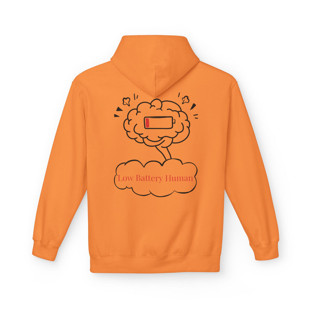Low Battery Human Unisex Midweight Softstyle Fleece Hoodie
