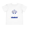 Scotland Toddler Soccer Tee — Blue Saltire Map & Fans