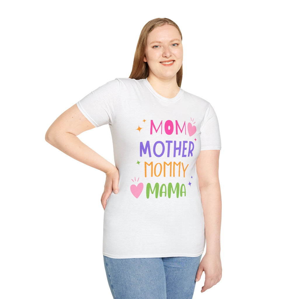 Mama, Mommy, Mother T-Shirt — Colorful Mother’s Day Tee